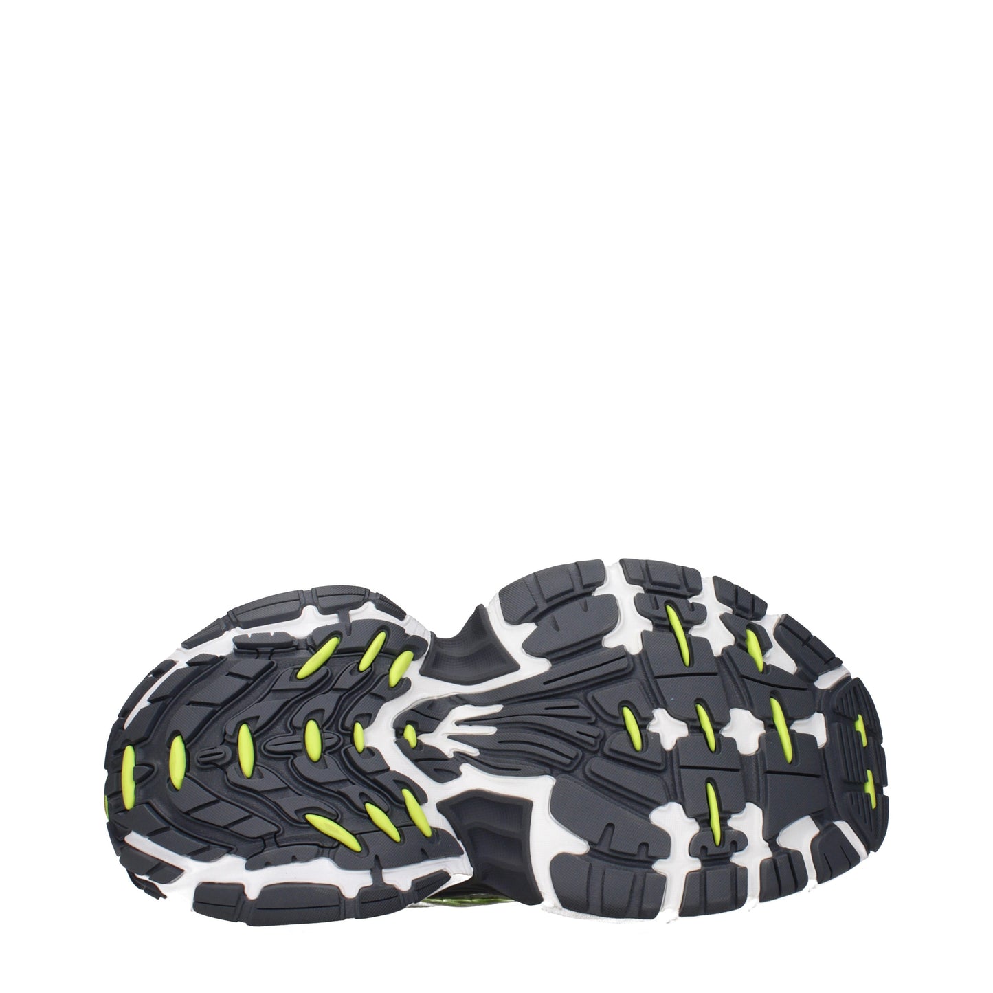 Balenciaga Sneakers Men Fabric  Gray/Fluo Green