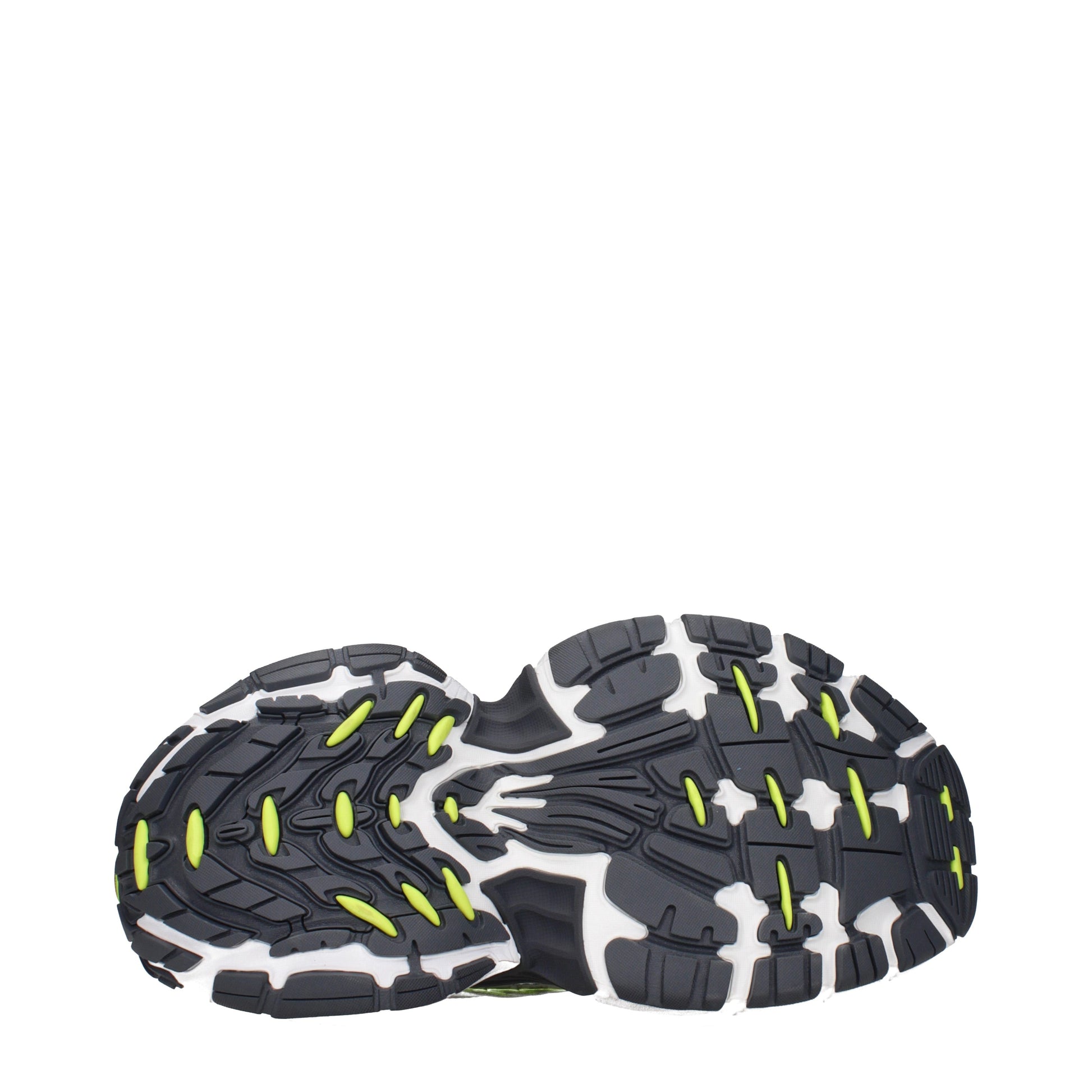 Balenciaga Sneakers Men Fabric  Gray/Fluo Green