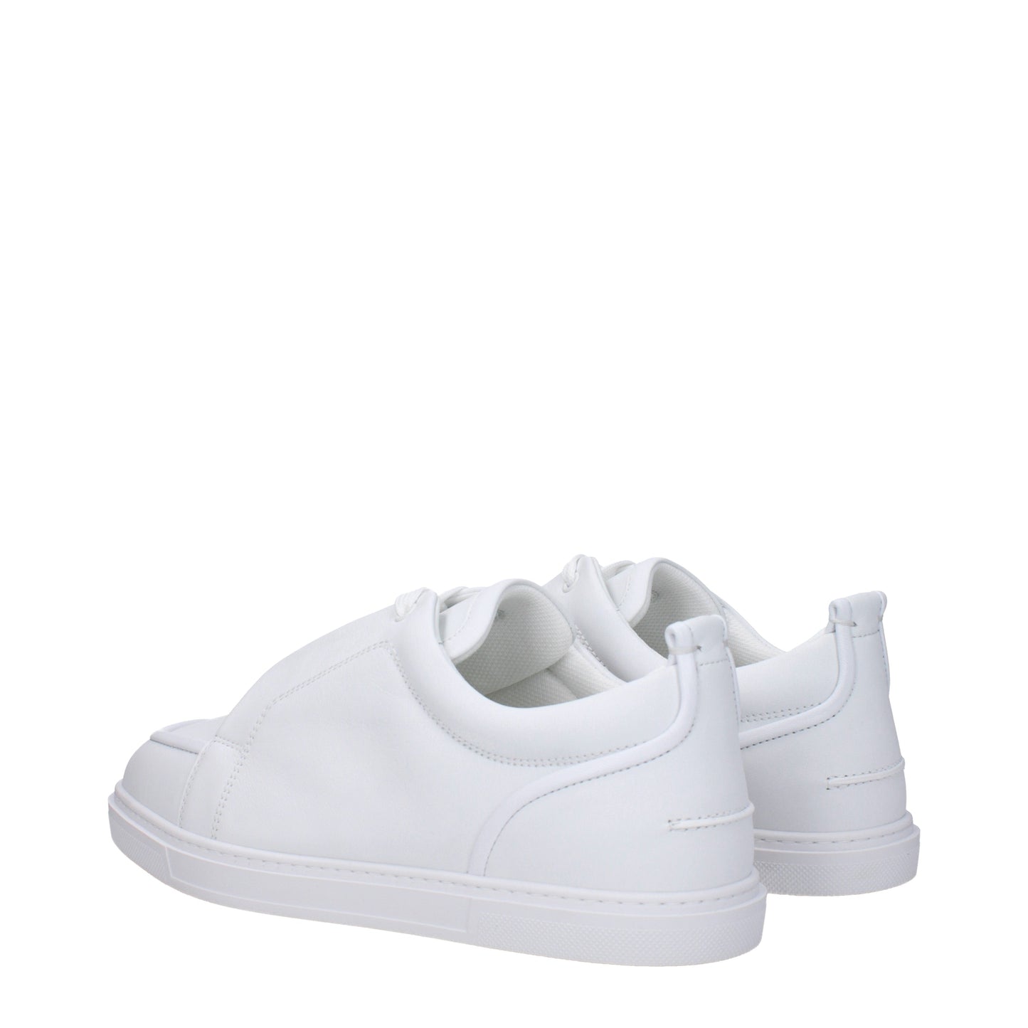 Louboutin Men's Sneakers in Leather White