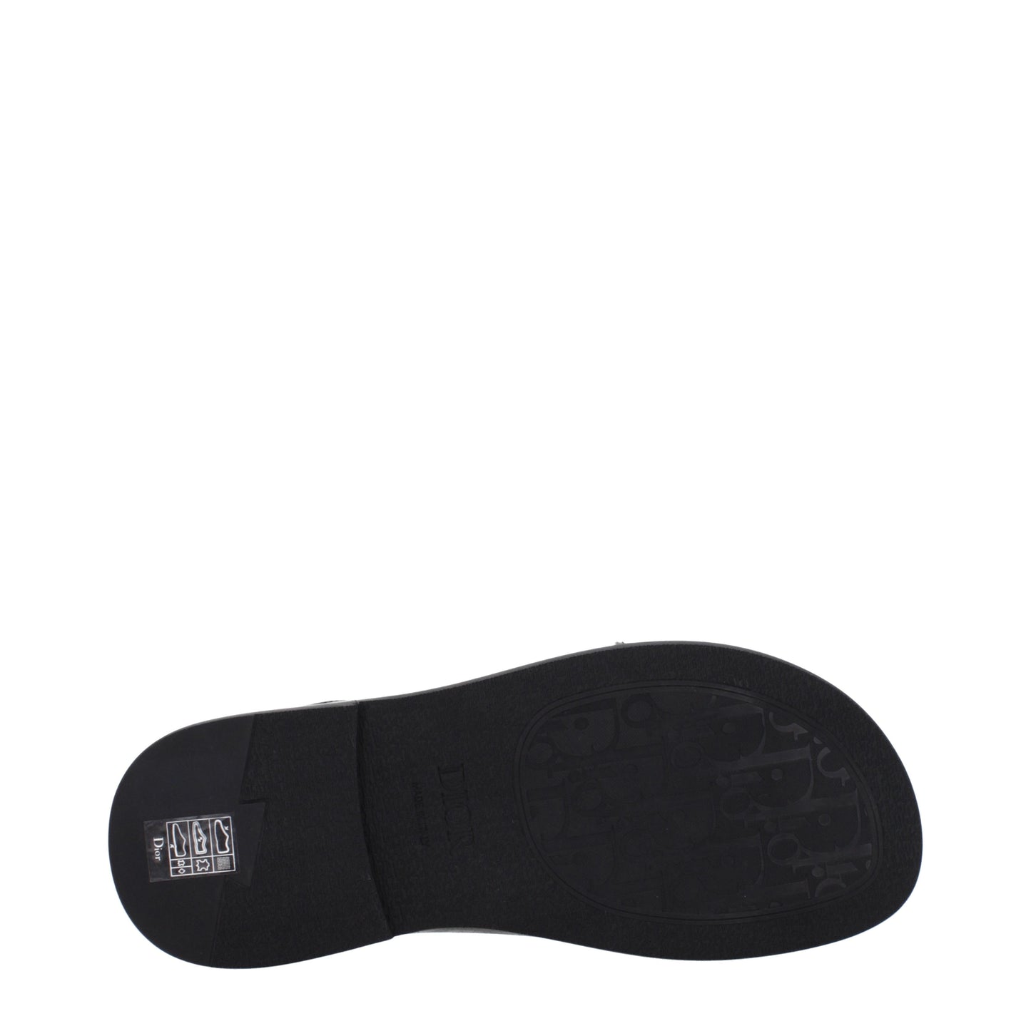 Christian Dior Sandals & Slippers Men Leather Black