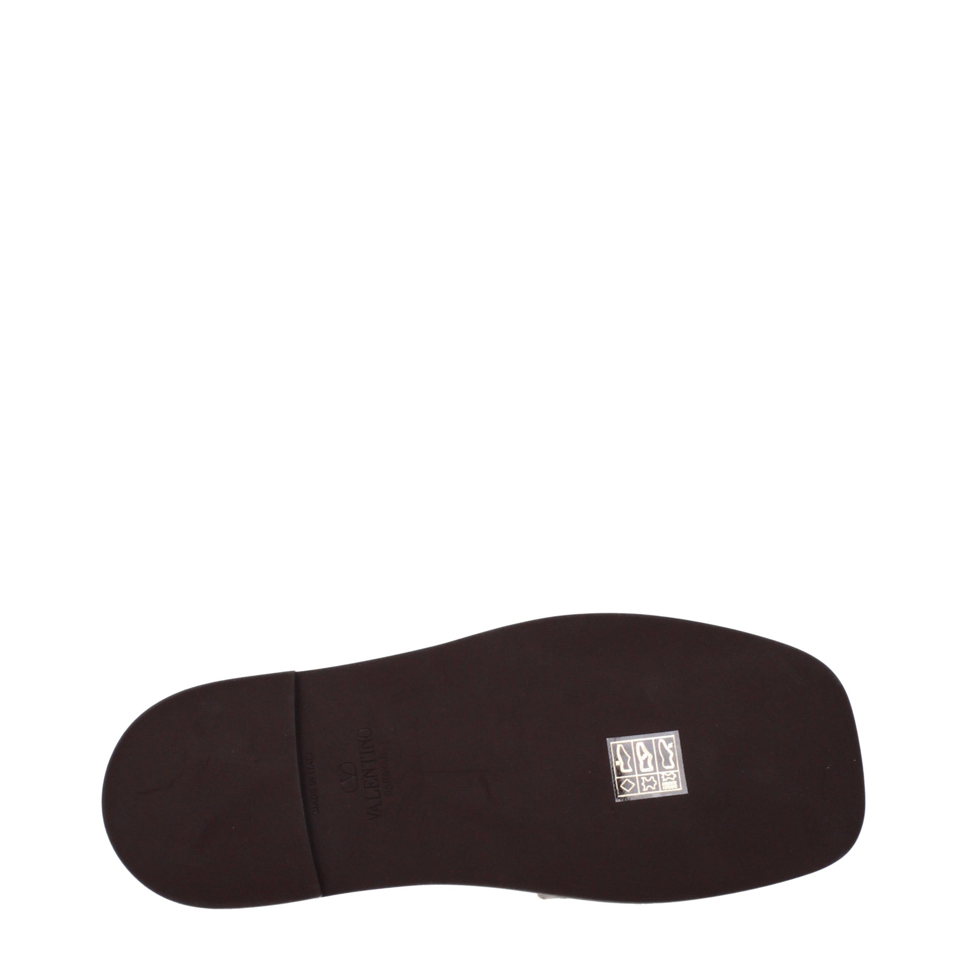 Valentino Garavani Slippers and Clogs Women Fabric  Beige/Brown