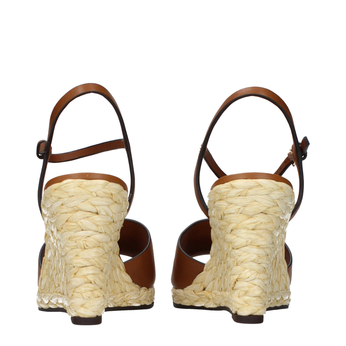 Tory Burch Wedges Women Leather Brown