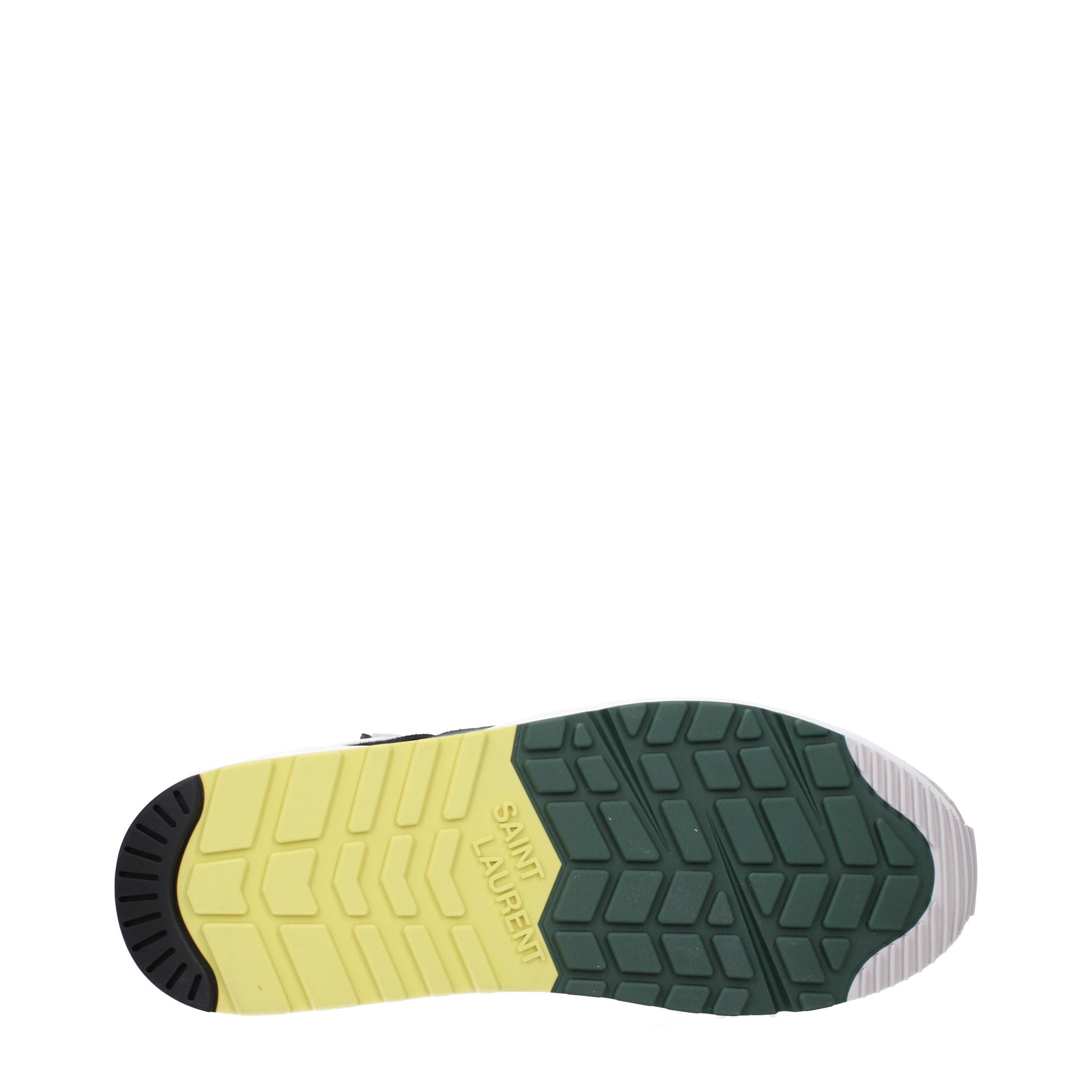 Saint Laurent Sneakers Men Fabric  White/Grey