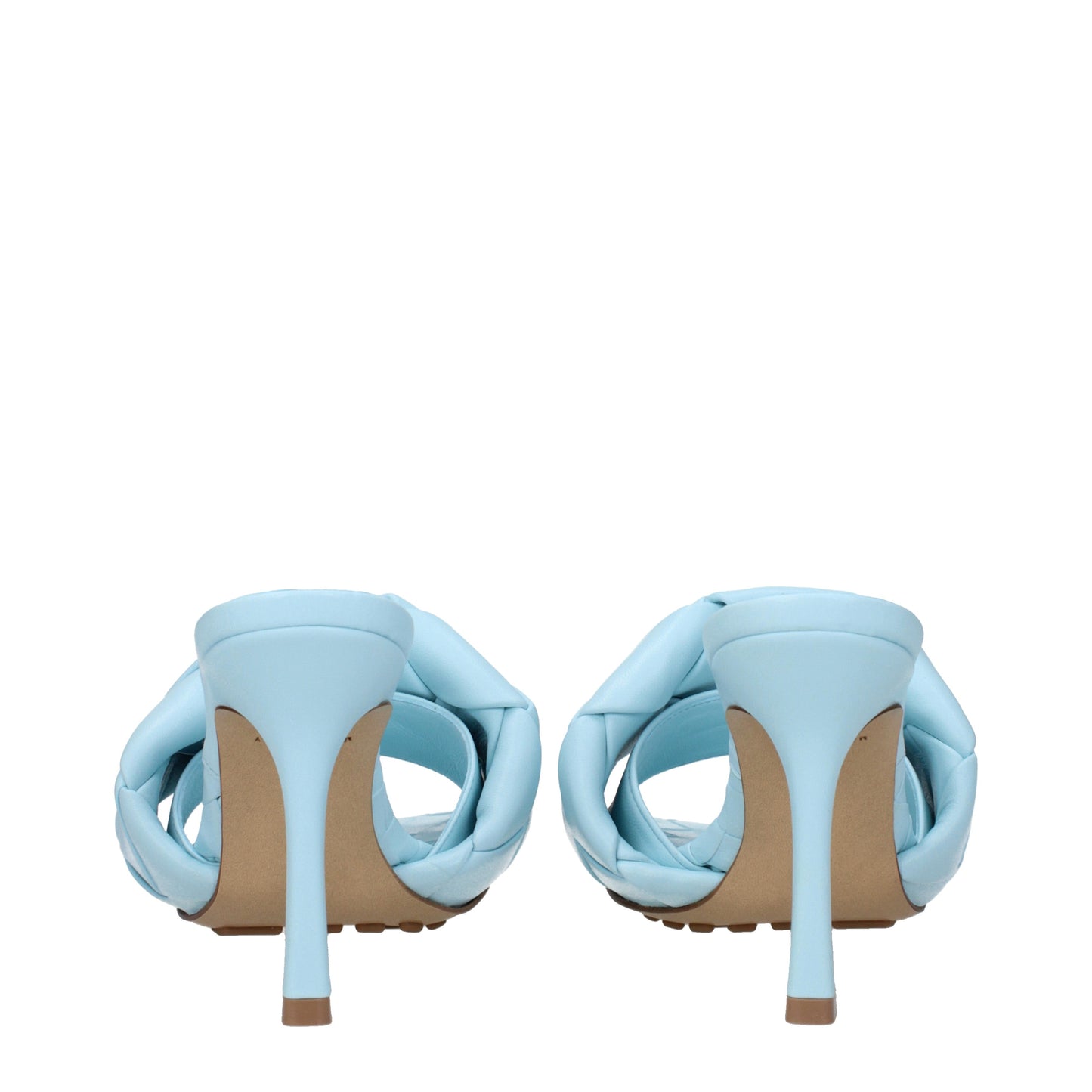 Bottega Veneta Women's Sandals in Leather Heavenly/Pale Blue