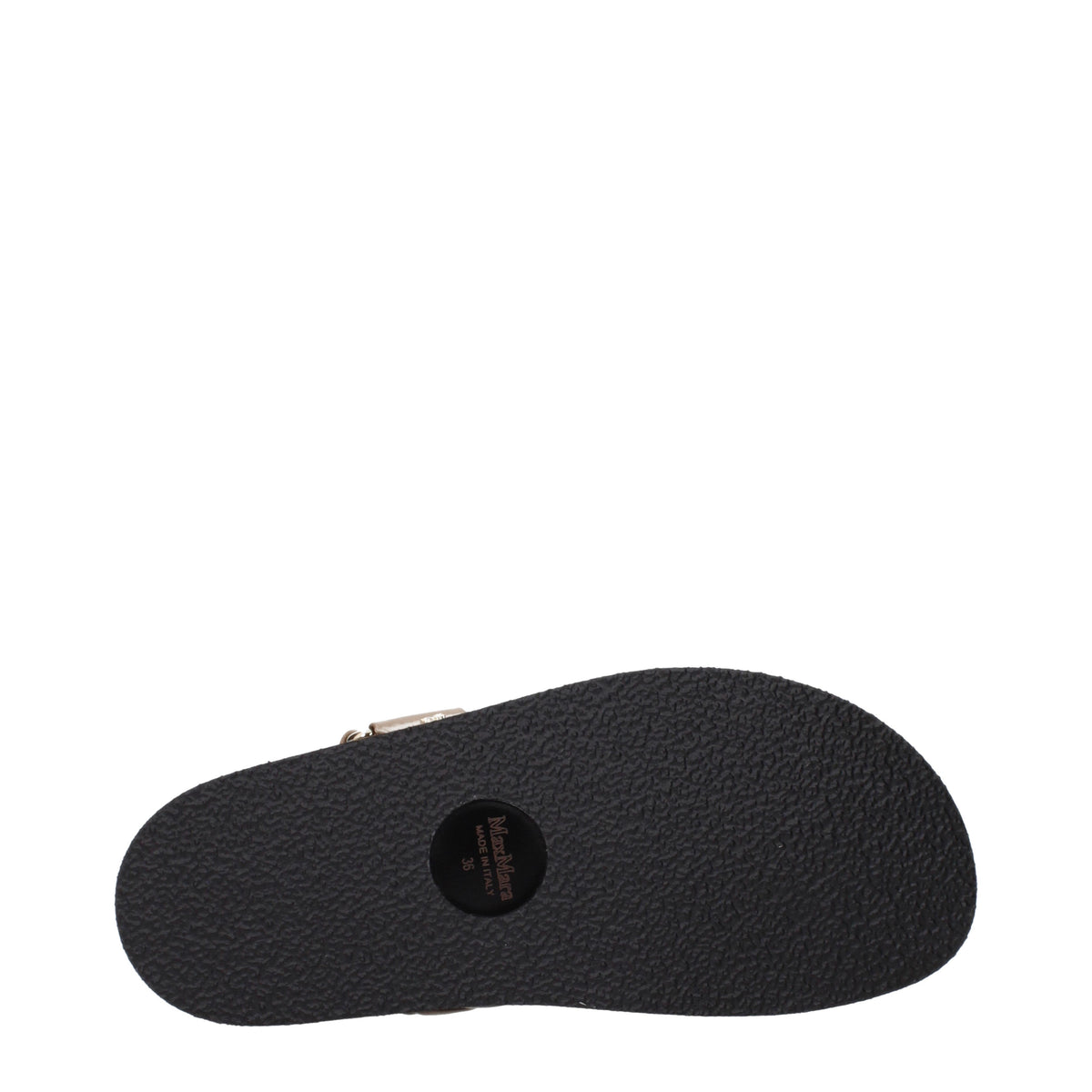 Max Mara Sandals Women Leather Brown/Mud