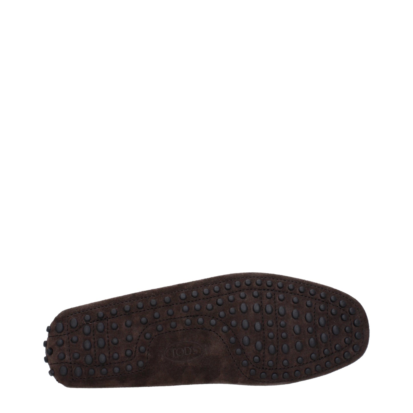 Tod's Men's Loafers in Suede Brown/Dark Brown