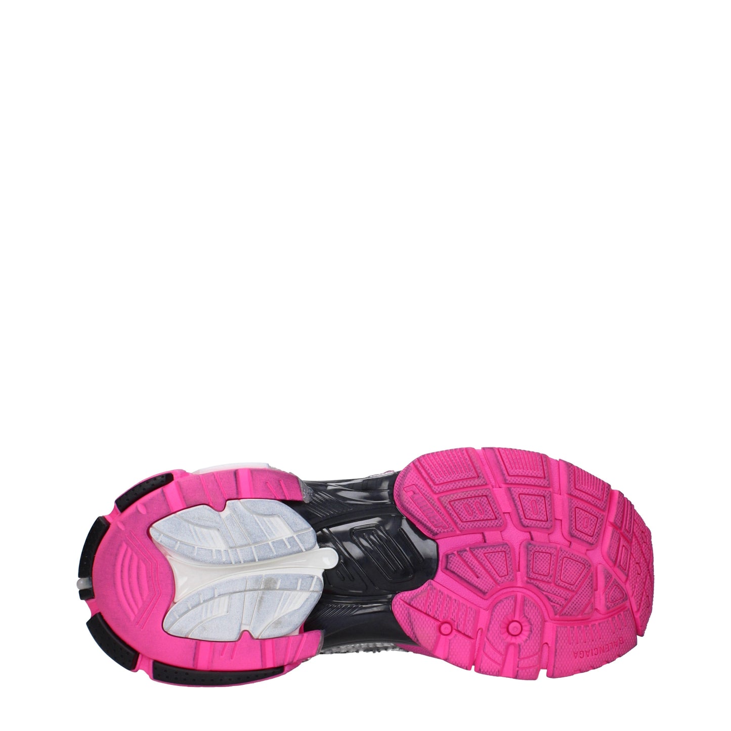 Balenciaga Sneakers Women Fabric  Gray/Fluo Pink