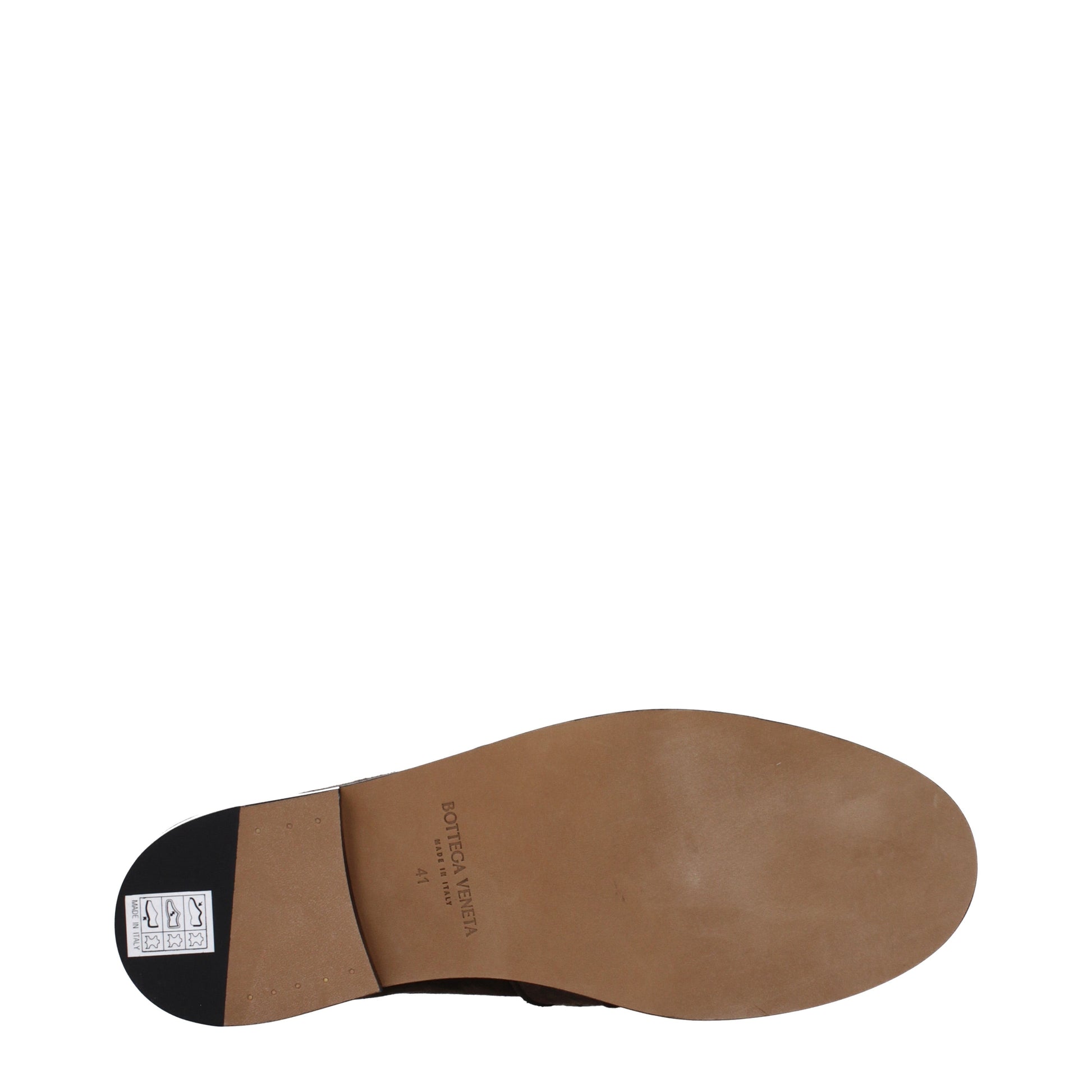 Bottega Veneta Loafers Men Suede Brown/Dark Chocolate
