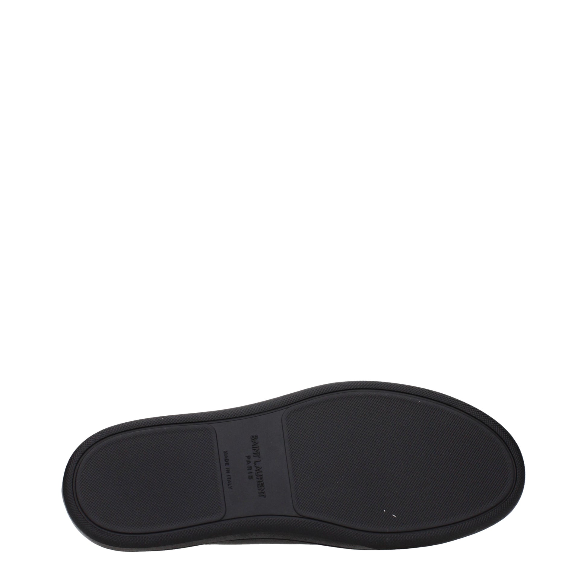 Saint Laurent Sneakers Men Leather Black