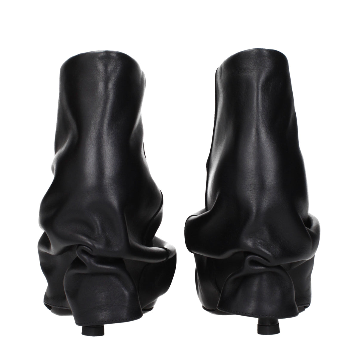 The Attico Ankle Boots Women Leather Black
