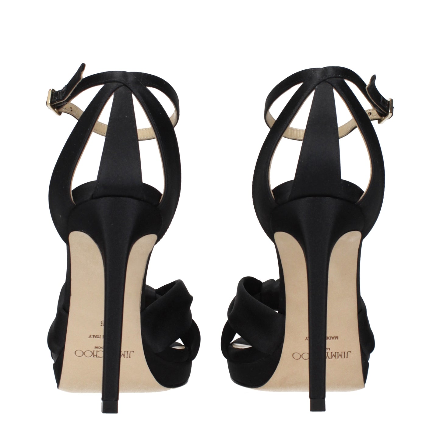 Jimmy Choo Sandals Women Satin Black