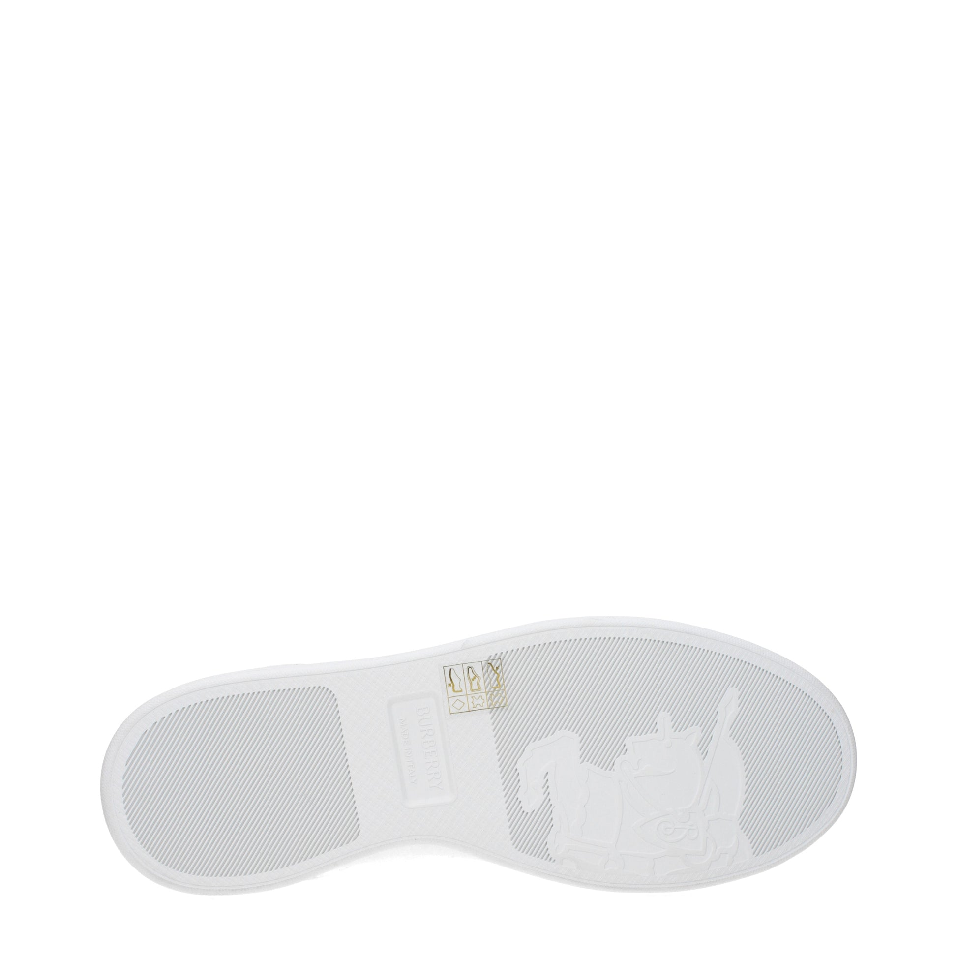 Burberry Sneakers Men Leather White/Sand