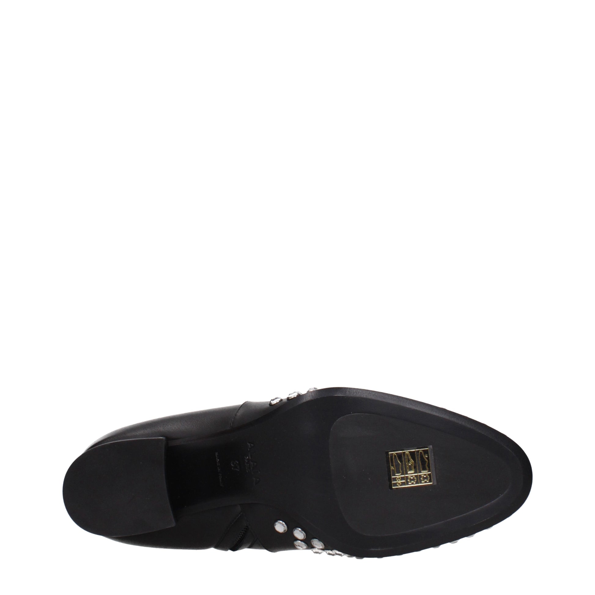 Alaia Ankle Boots Women Leather Black