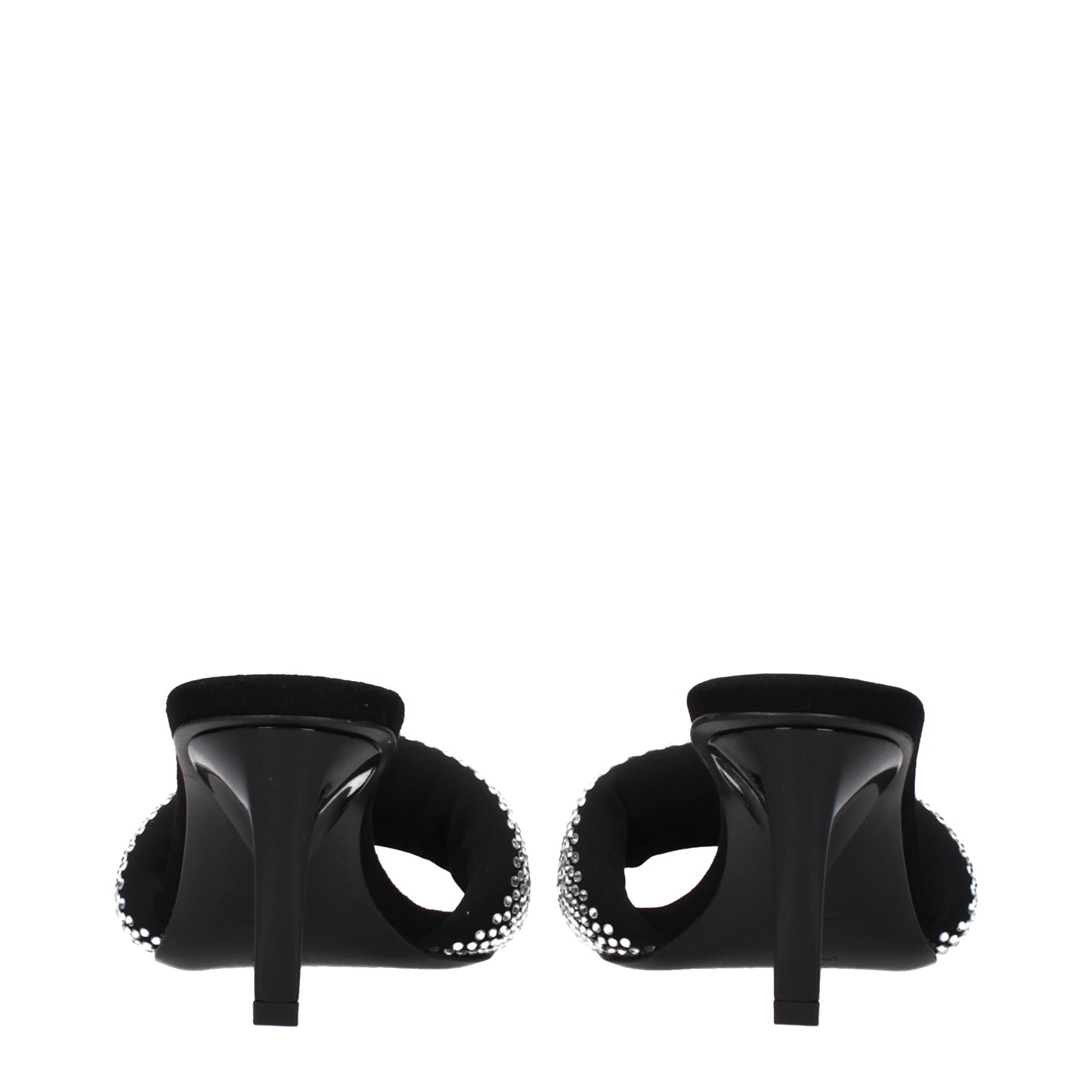 Prada Sandals Women Fabric  Black/Silver