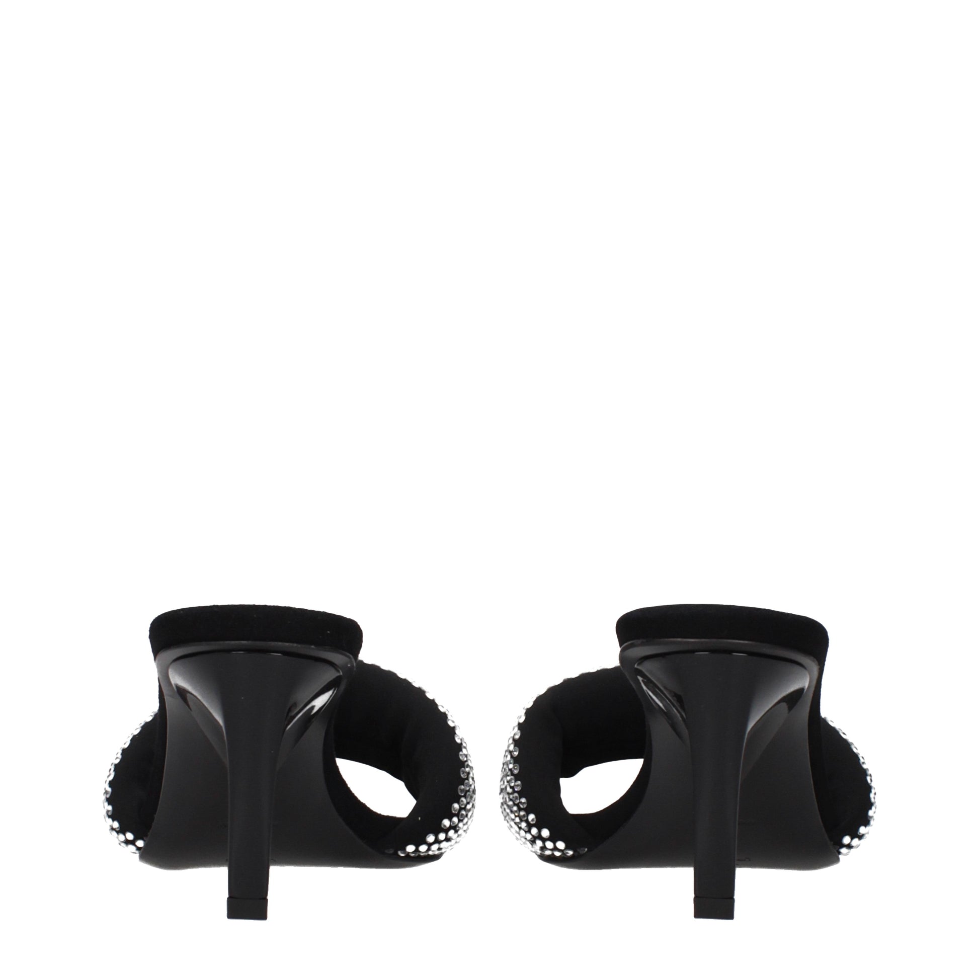 Prada Sandals Women Fabric  Black/Silver