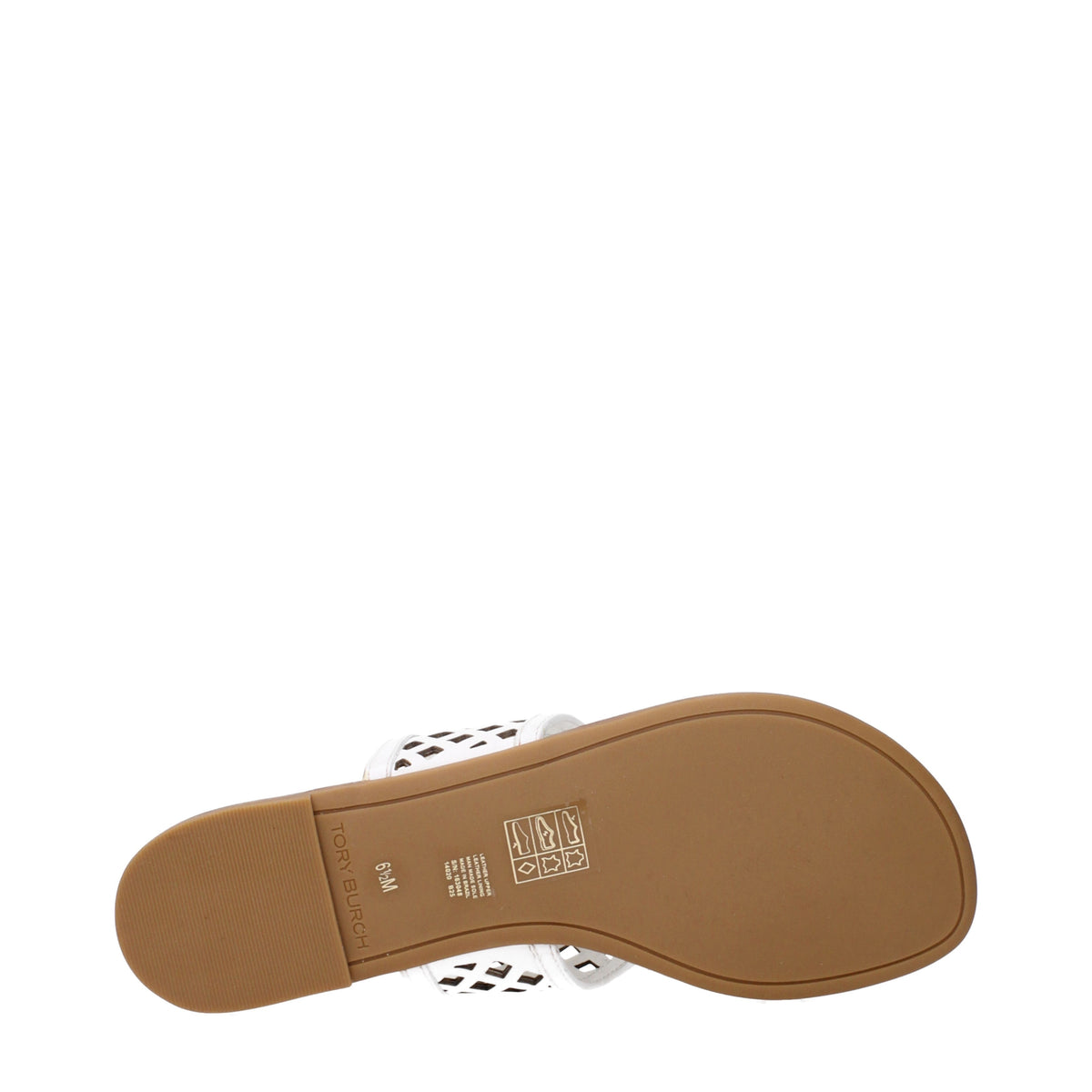 Tory Burch Flip Flops Women Leather White