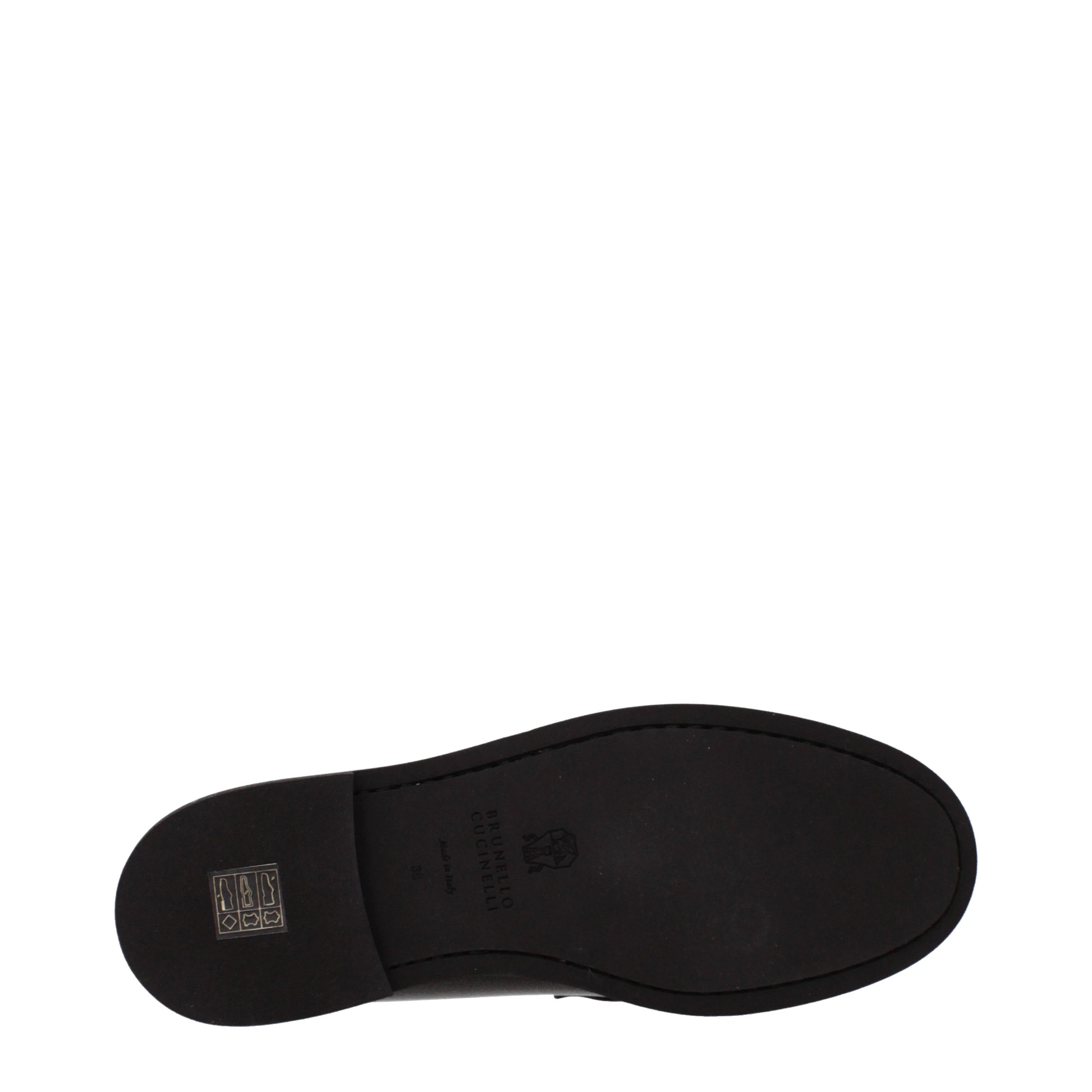 Brunello Cucinelli Loafers Women Leather Brown