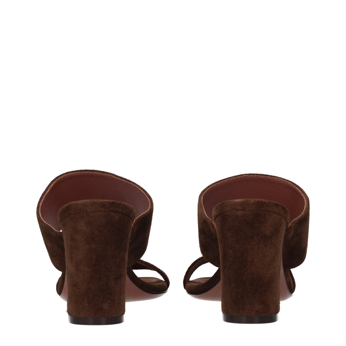 Paris Texas Sandals Women Suede Brown/Ebony