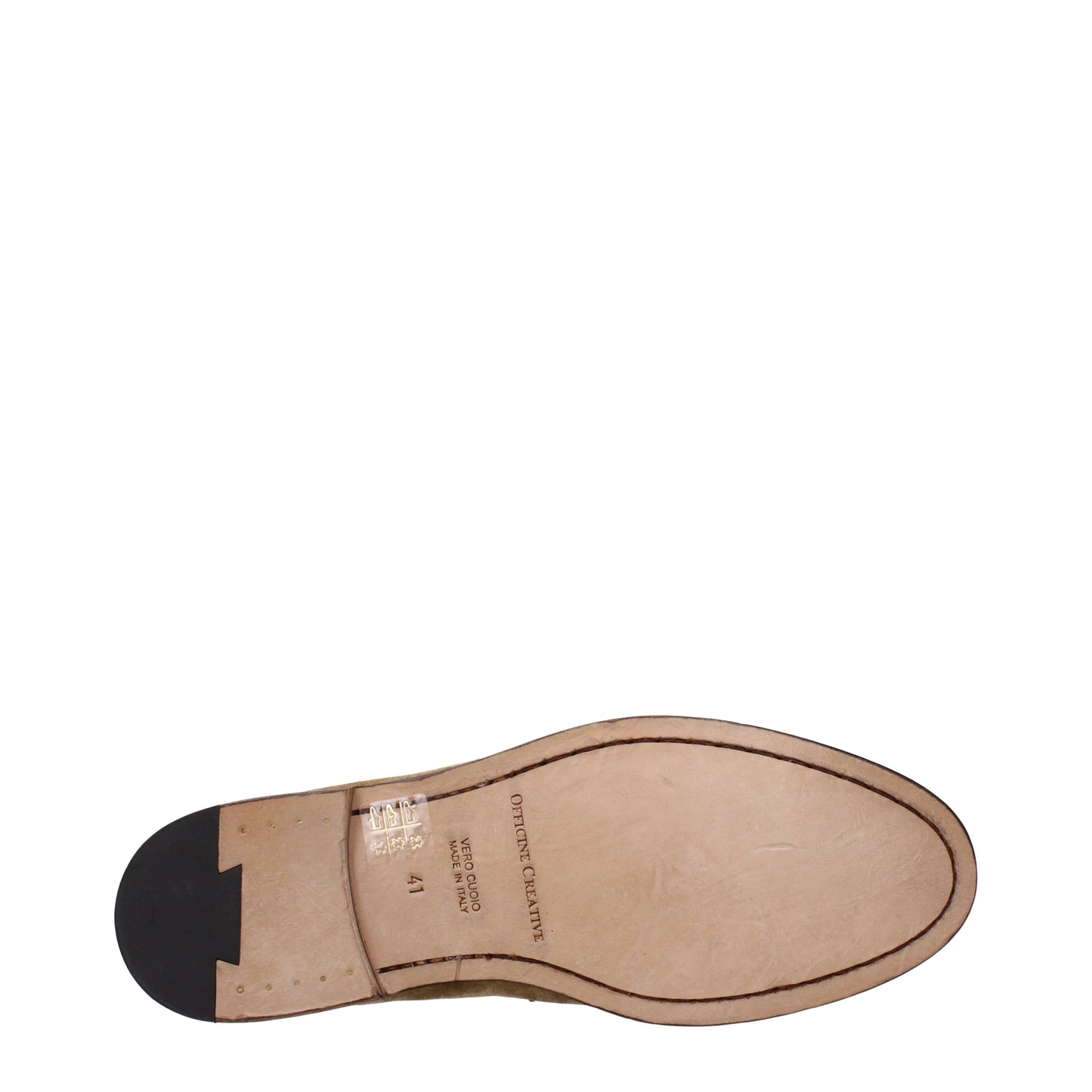 Officine Creative Men's Loafers in Suede Brown/Moose