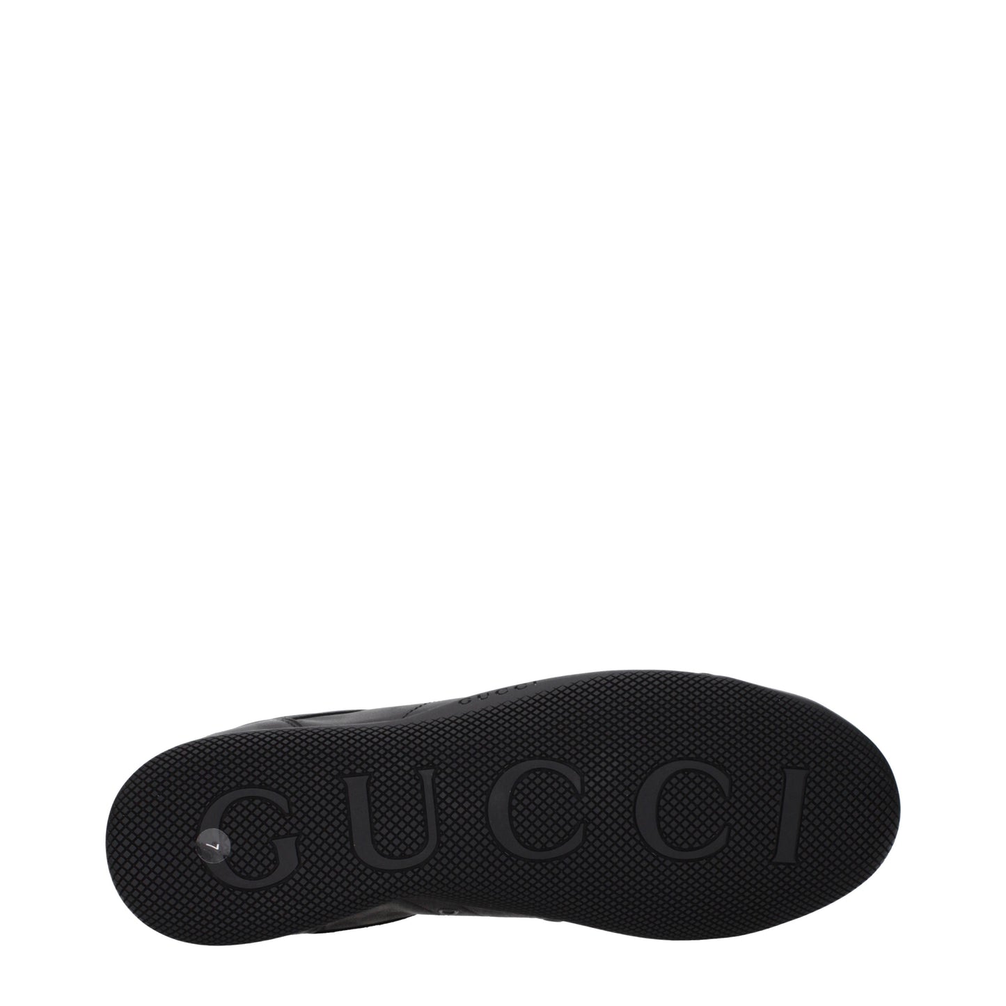 Gucci Sneakers Men Leather Black