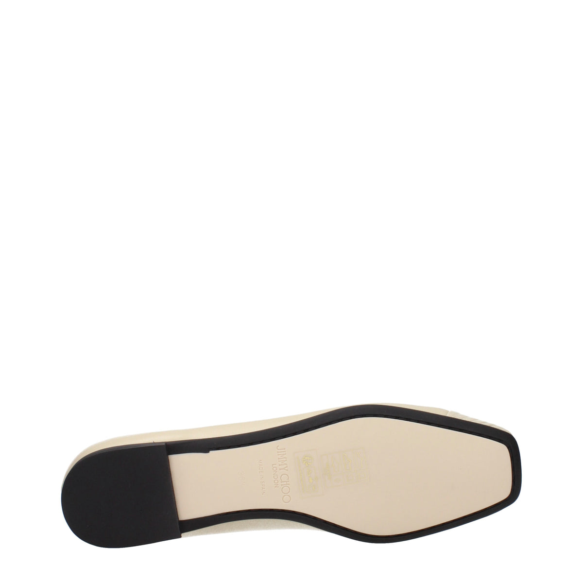 Jimmy Choo Ballet Flats Women Leather Beige/Bamboo