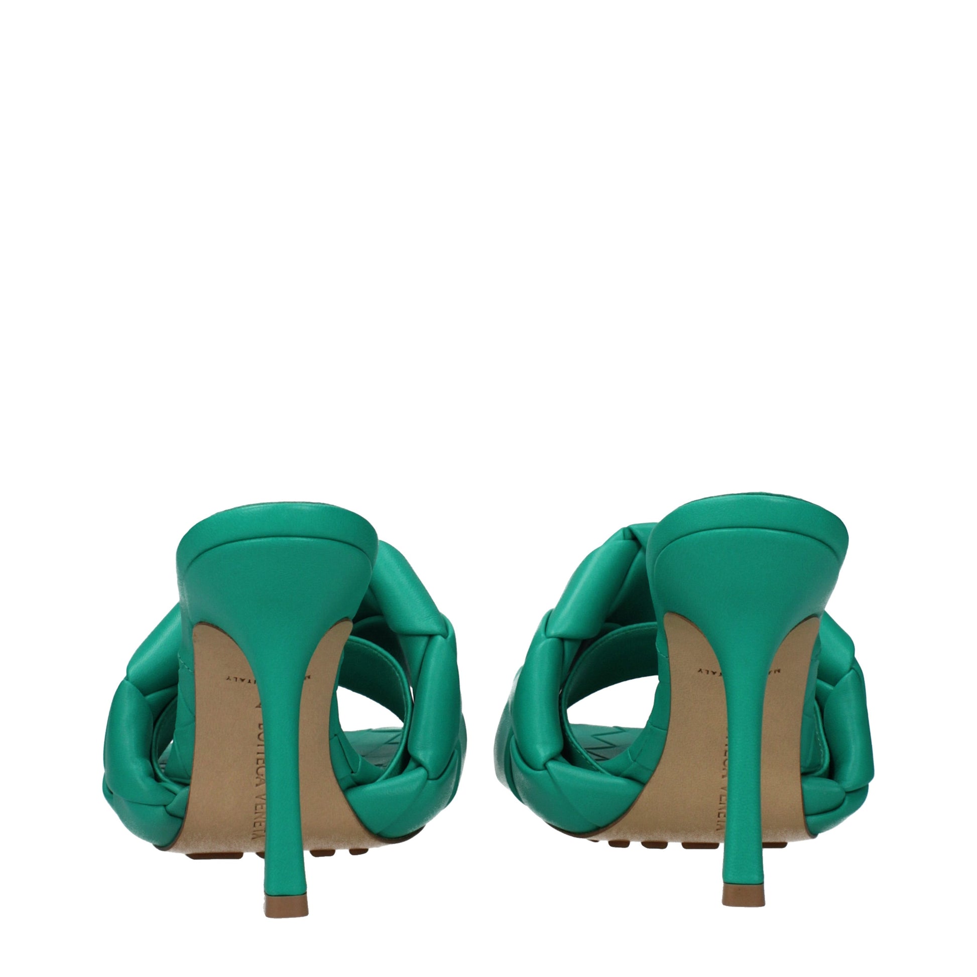 Bottega Veneta Women's Sandals Leather Turquoise