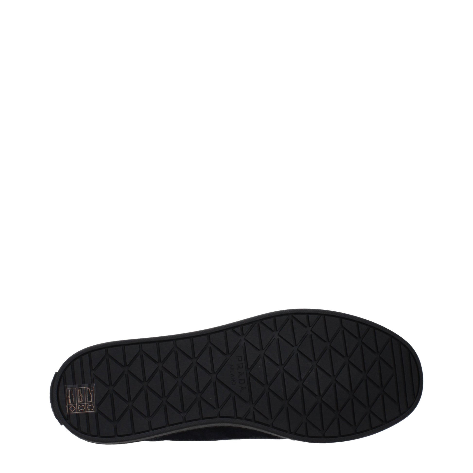 Prada Sneakers Men Suede Blue