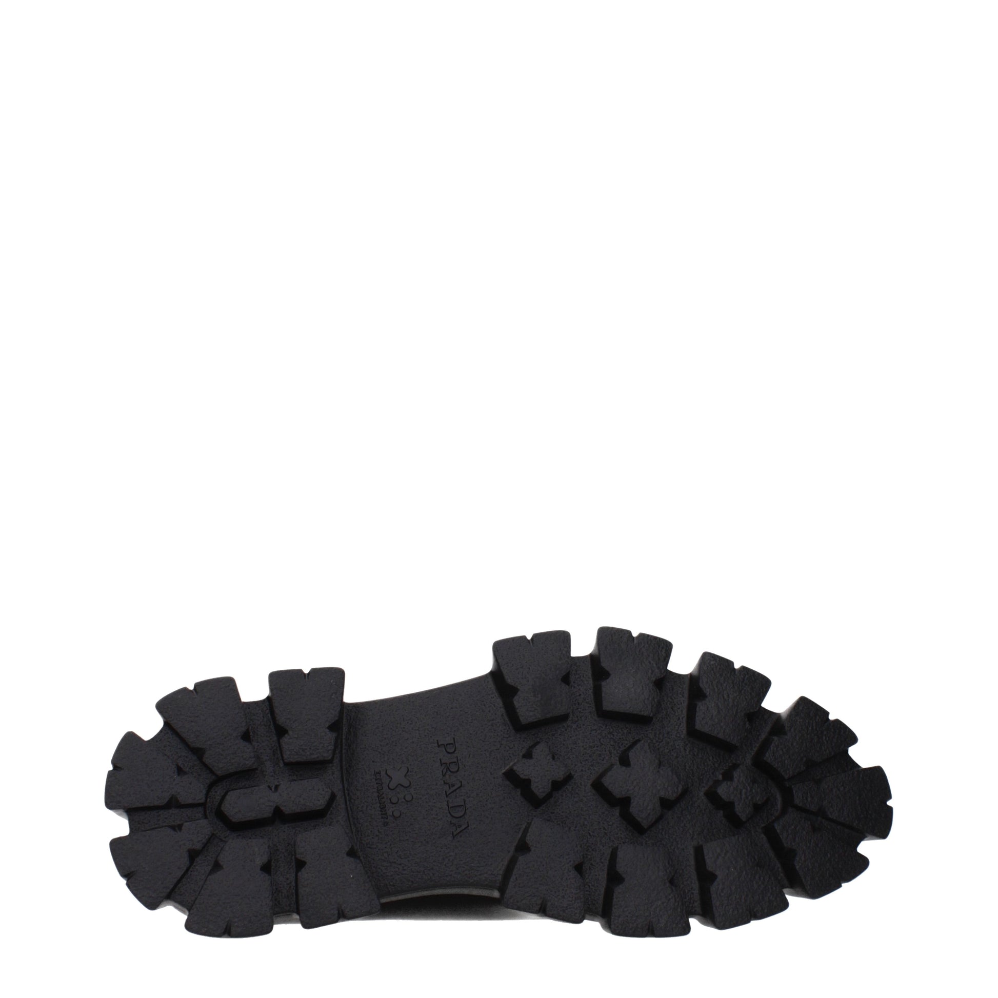 Prada Lace up and Monkstrap Men Leather Black