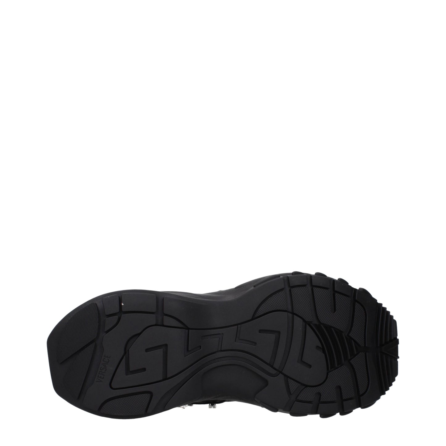 Versace Sneakers Men Fabric  Black