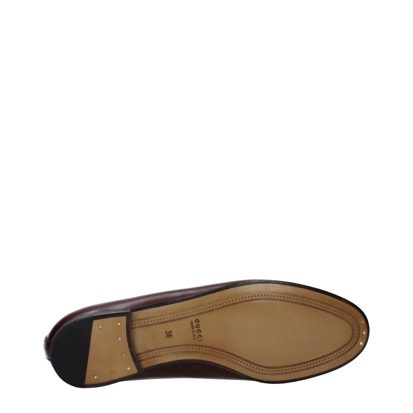 Gucci Loafers Women Leather Brown/Chestnut