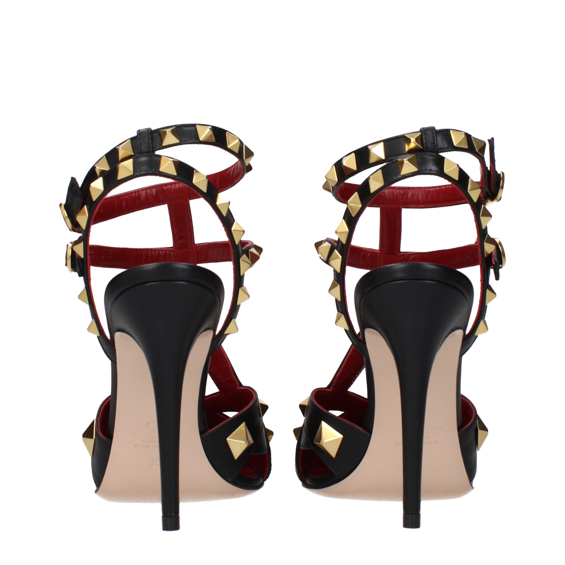 Valentino Garavani Sandals Women Leather Black
