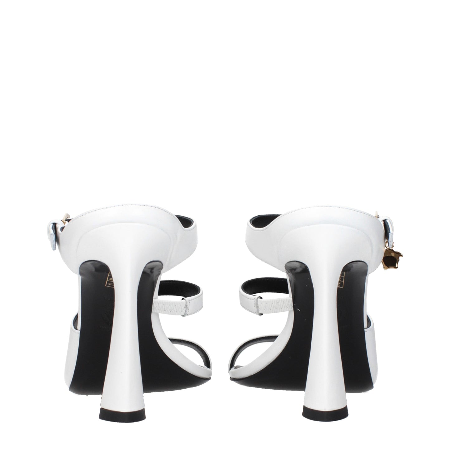 Versace Sandals Women Leather White