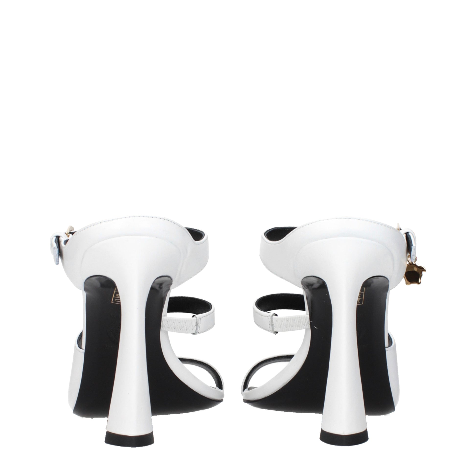 Versace Sandals Women Leather White