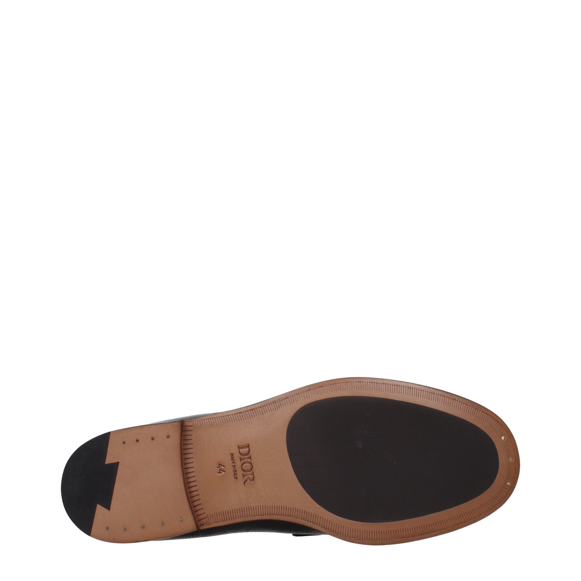 Christian Dior Loafers Men Leather Black