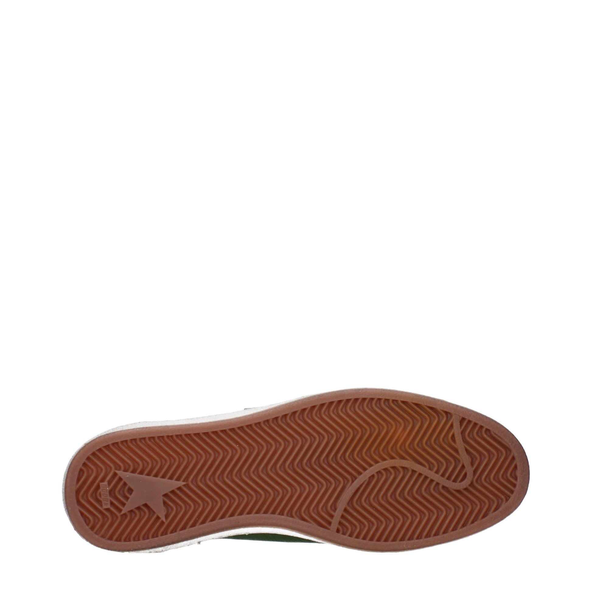 Golden Goose Sneakers Men Leather Green/Silver