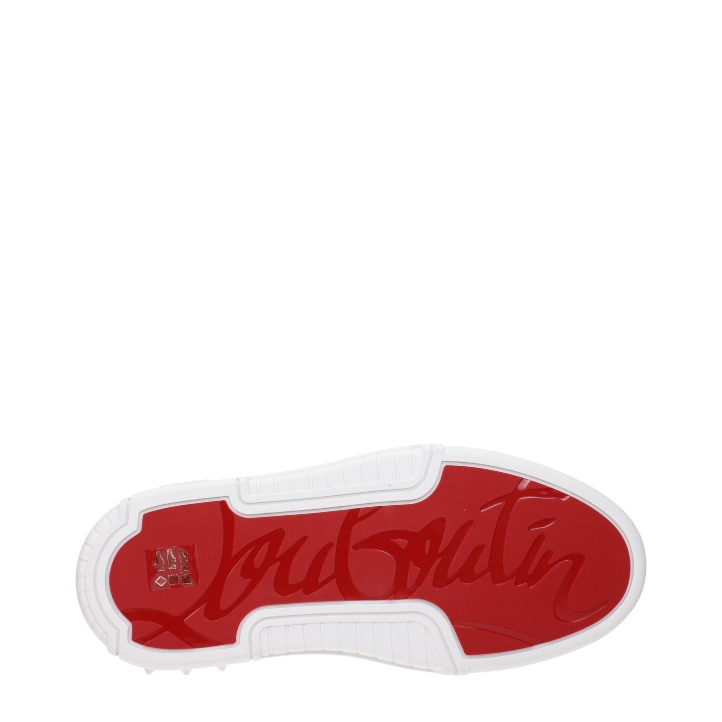Louboutin Sneakers Men Leather White