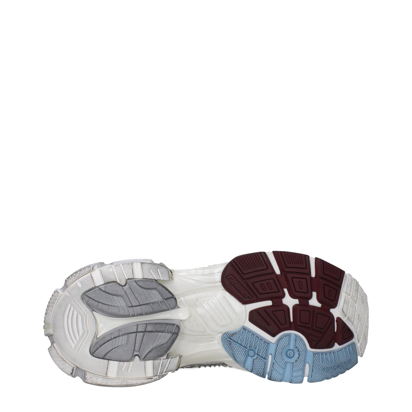 Balenciaga Sneakers Women Fabric  Gray/Burgundy