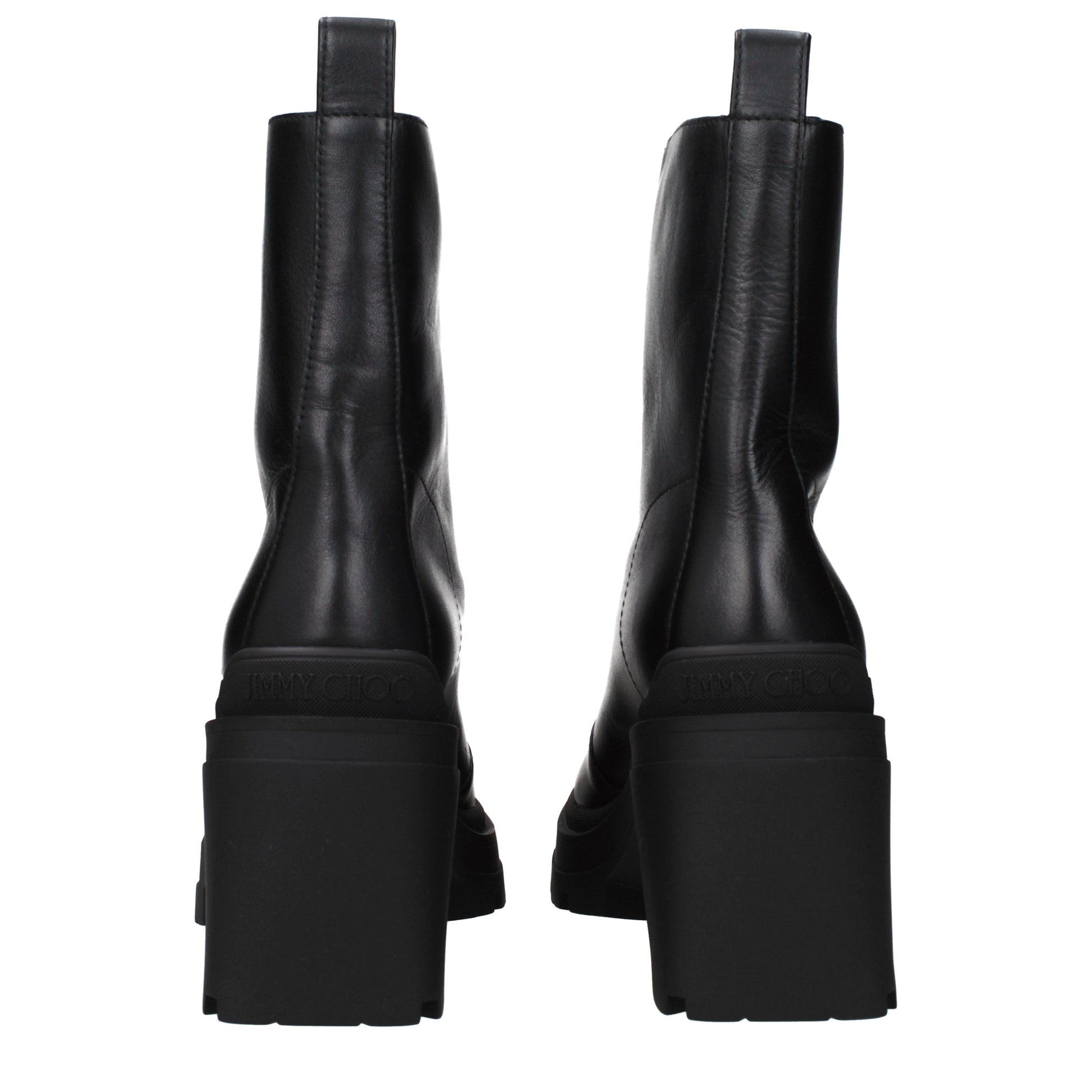 Jimmy Choo Ankle Boots Women Leather Black