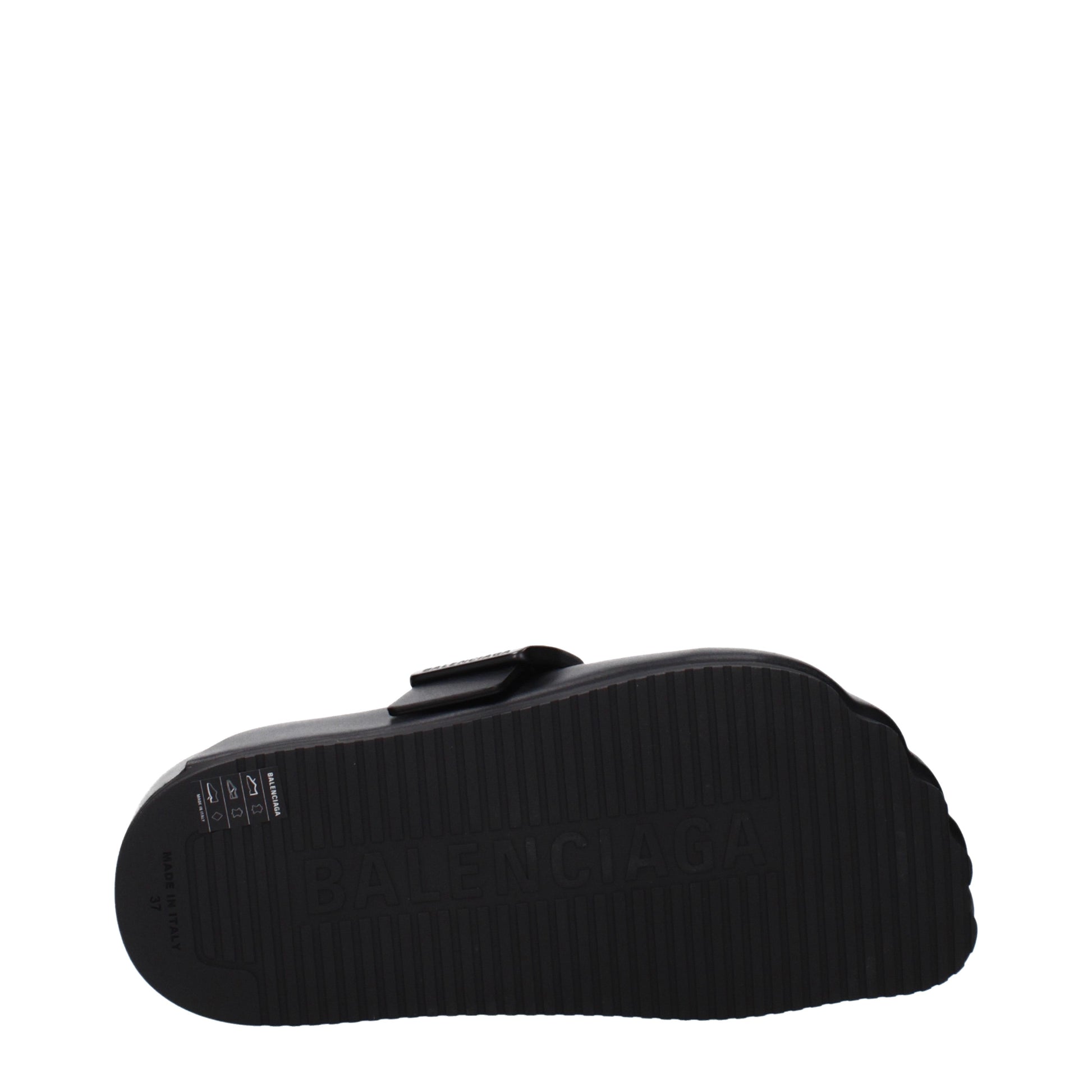 Balenciaga Slippers and Clogs Women Leather Black