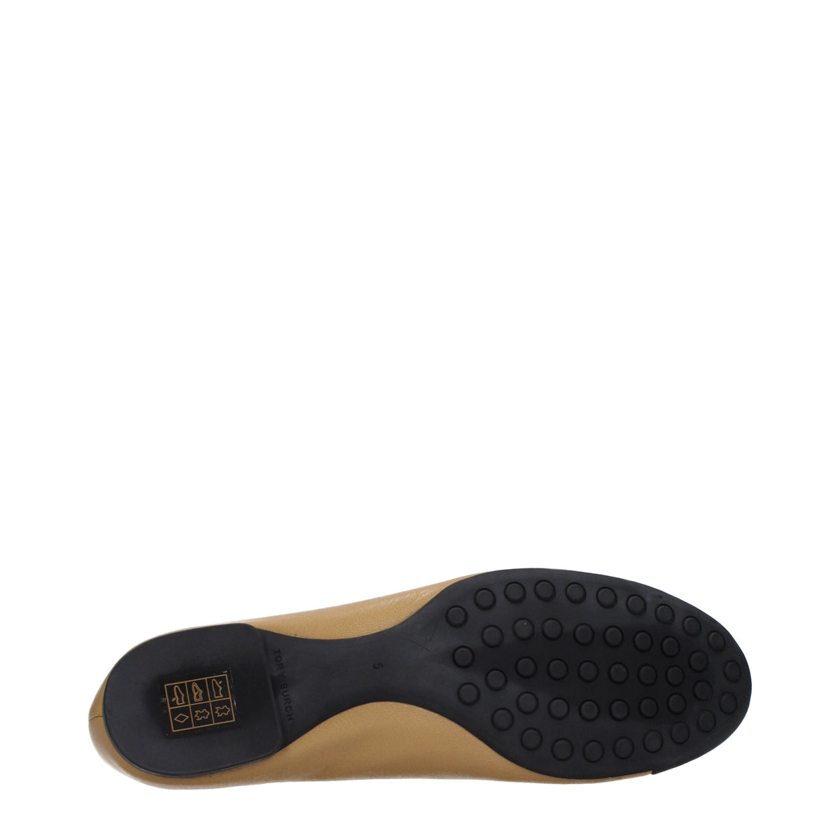 Tory Burch Ballet Flats Women Leather Beige/Black