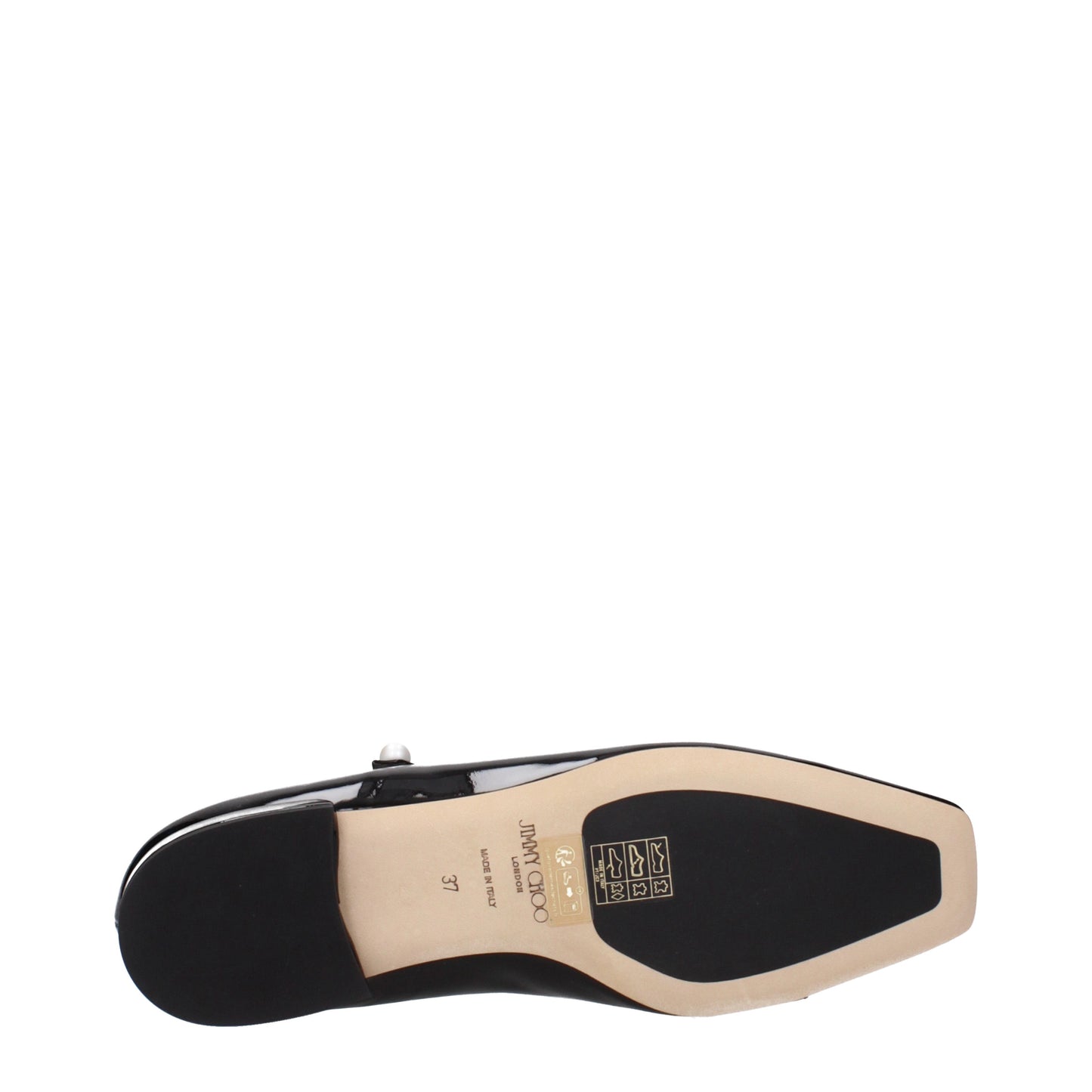 Jimmy Choo Ballet Flats Women Patent Leather Black