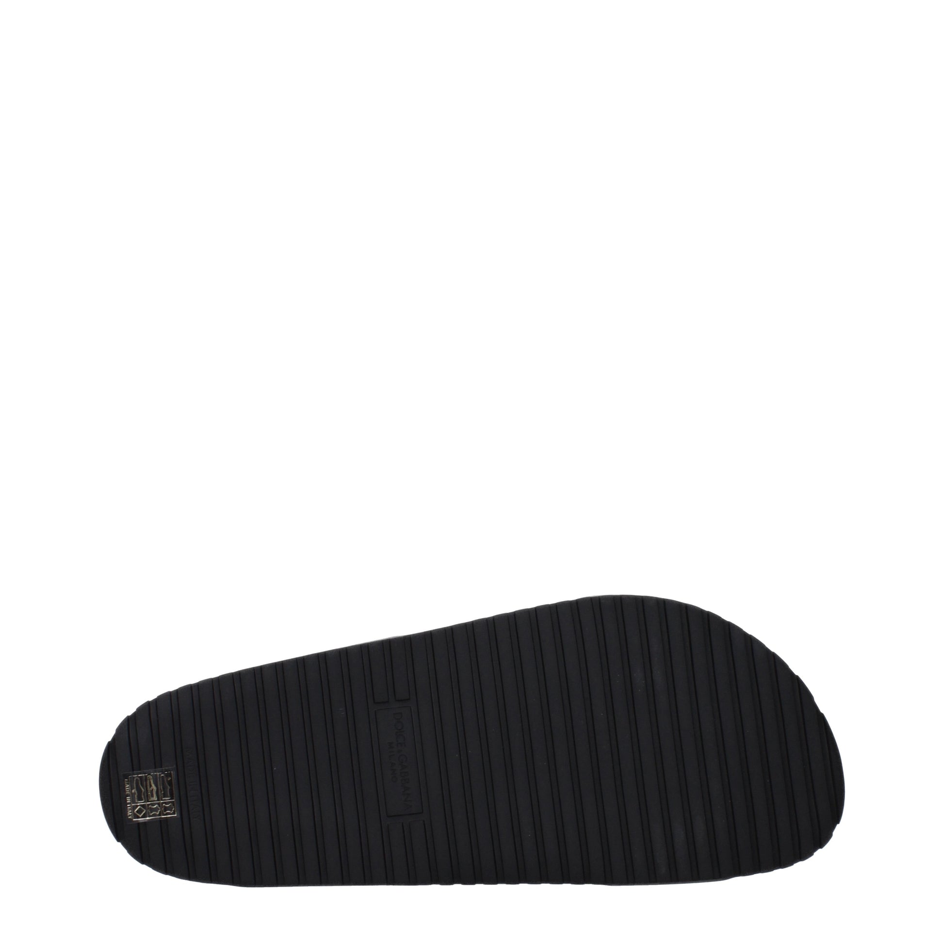Dolce&Gabbana Slippers and Clogs Men Leather Black