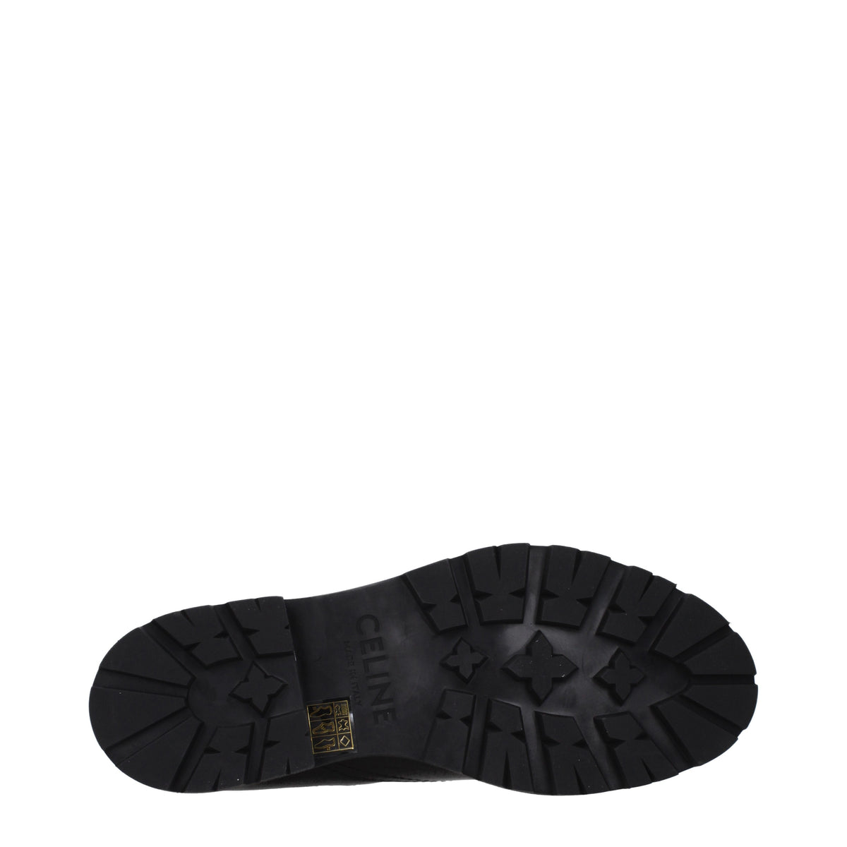 Celine Ankle Boots Men Leather Black