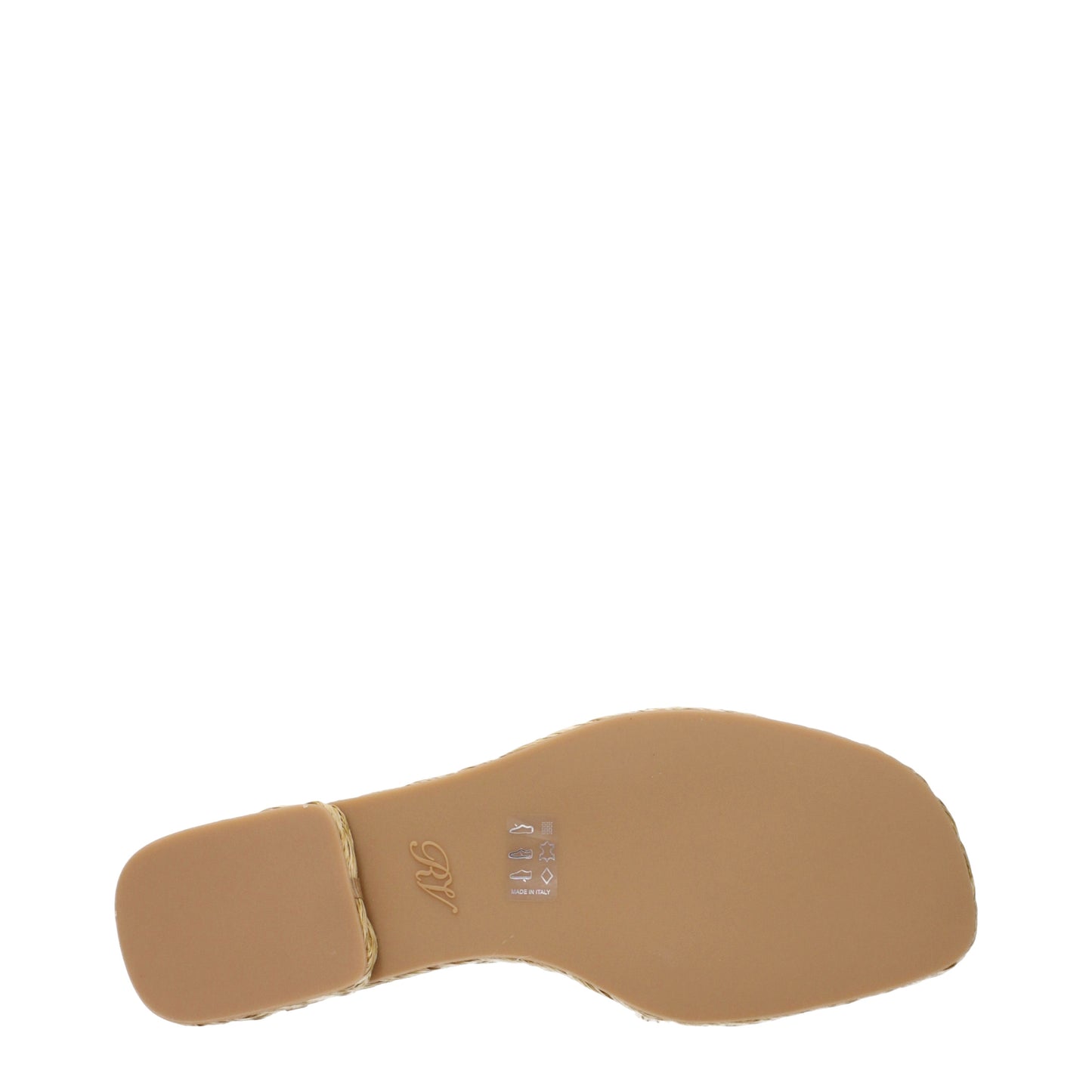 Roger Vivier Slippers and Clogs Women Raffia Beige