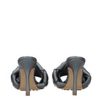 Bottega Veneta Sandals Women Leather Gray/Oyster