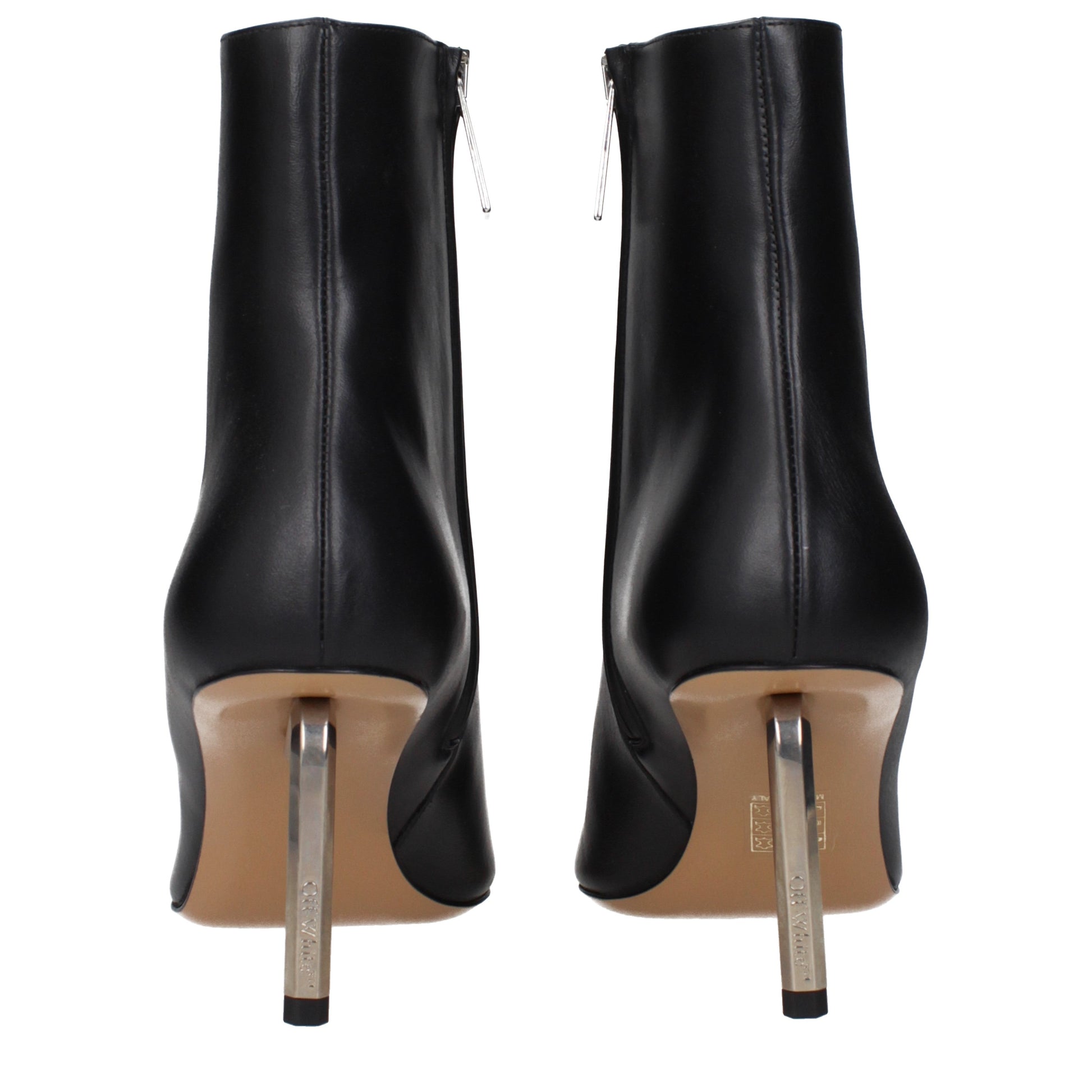 Off-White Women's Ankle Boots Leather