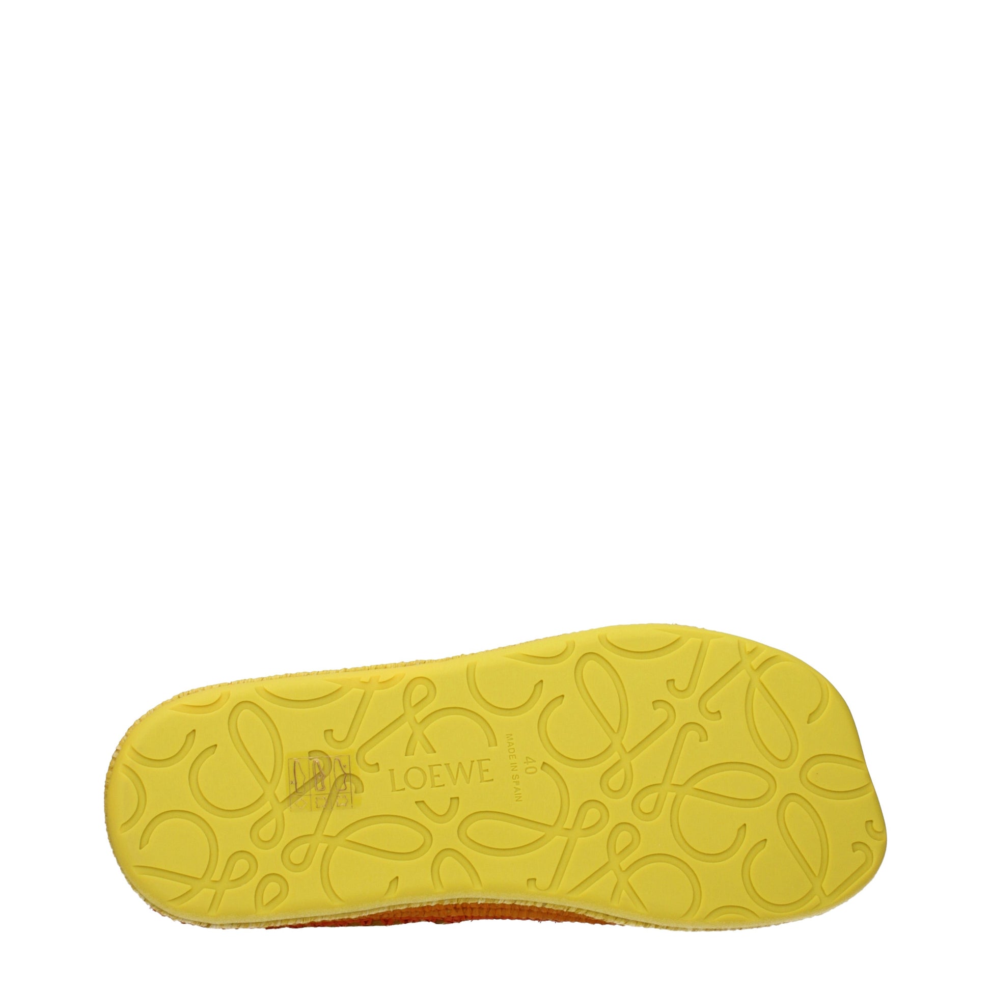 Loewe Slip on Men Suede Orange