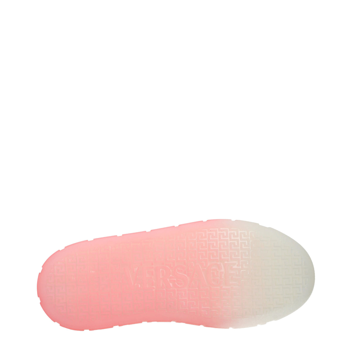 Versace Sneakers Women Leather White/Pastel Pink