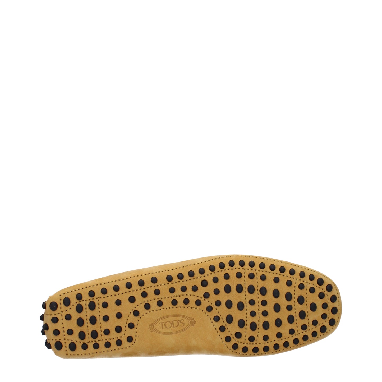 Tod's Men's Loafers in Suede Yellow