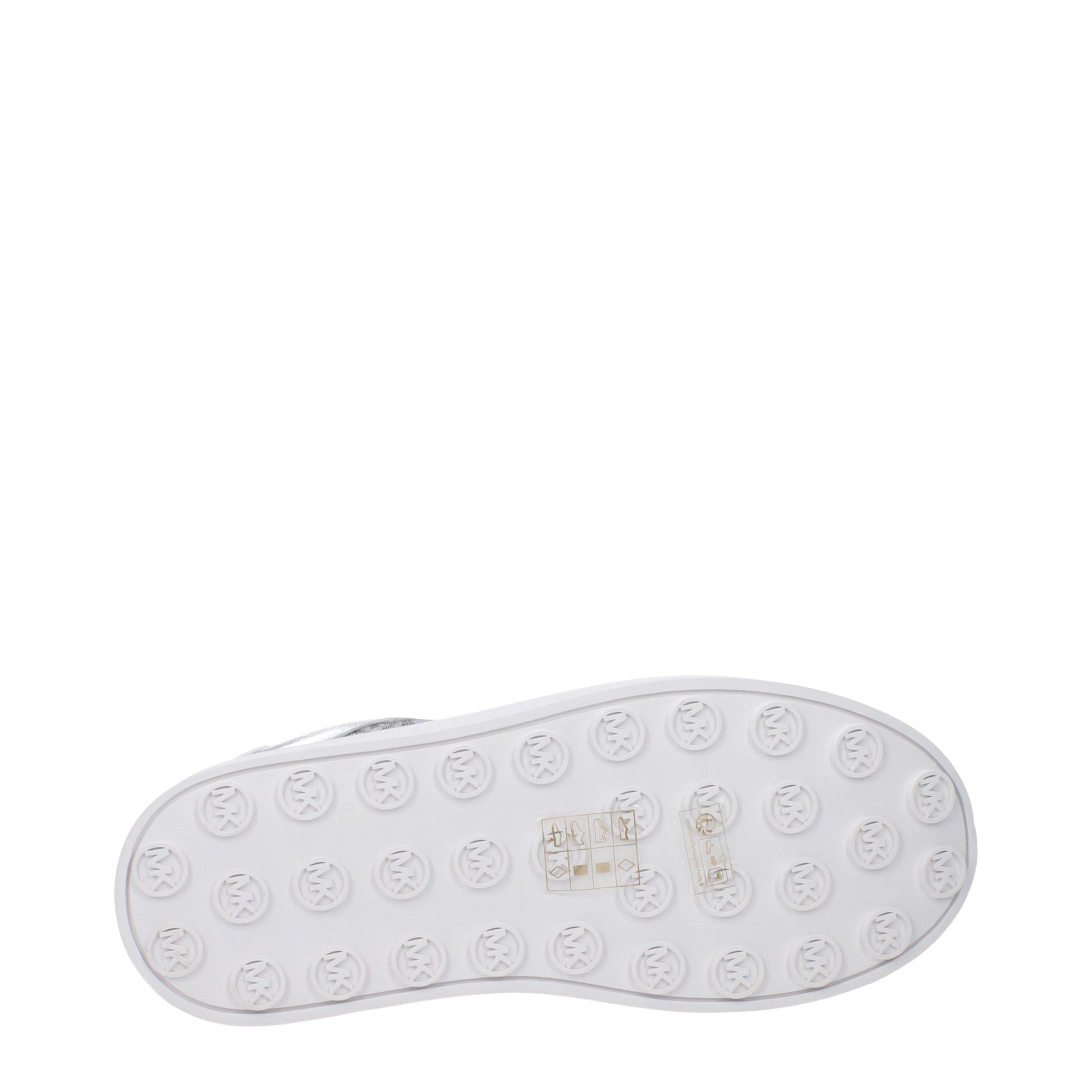 Michael Kors Sneakers Women Fabric  Silver